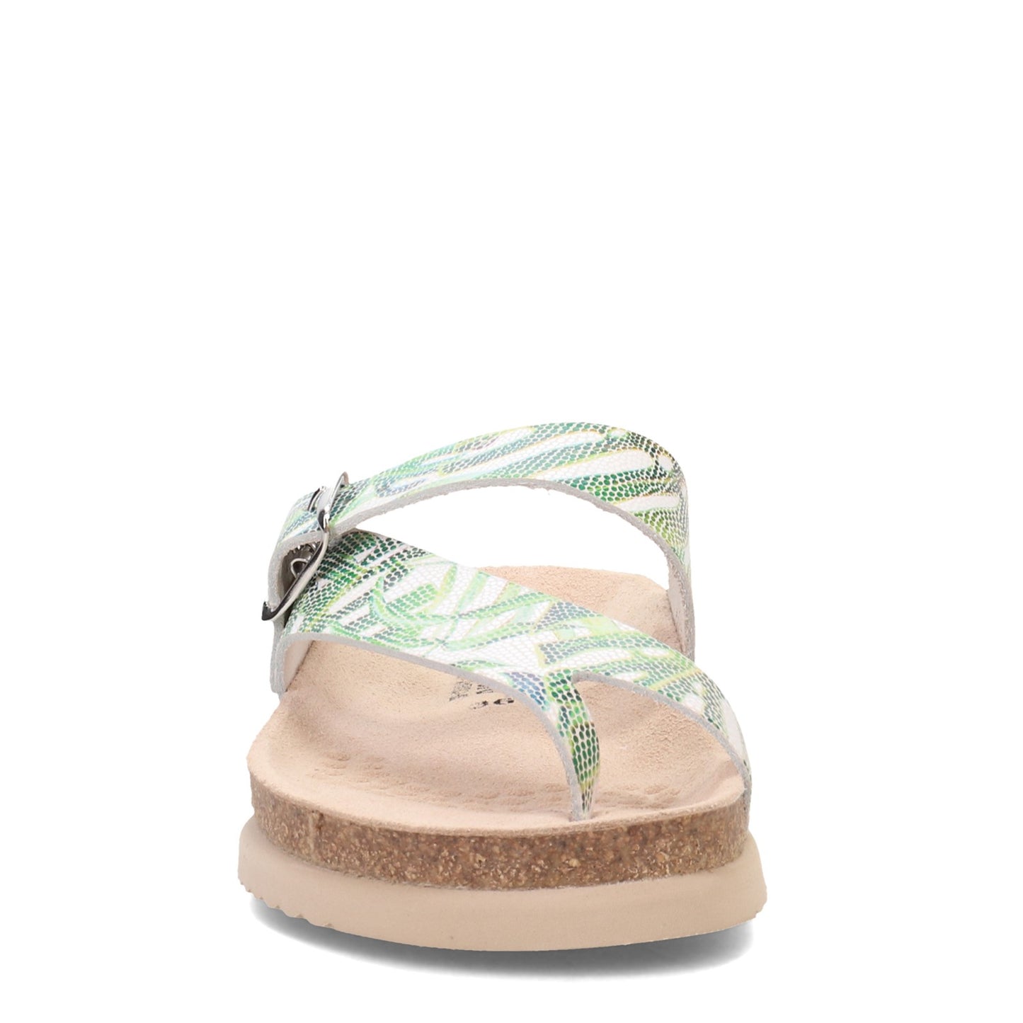 Peltz Shoes Women's Mephisto Helen Sandal GREEN MULTI HELEN-318