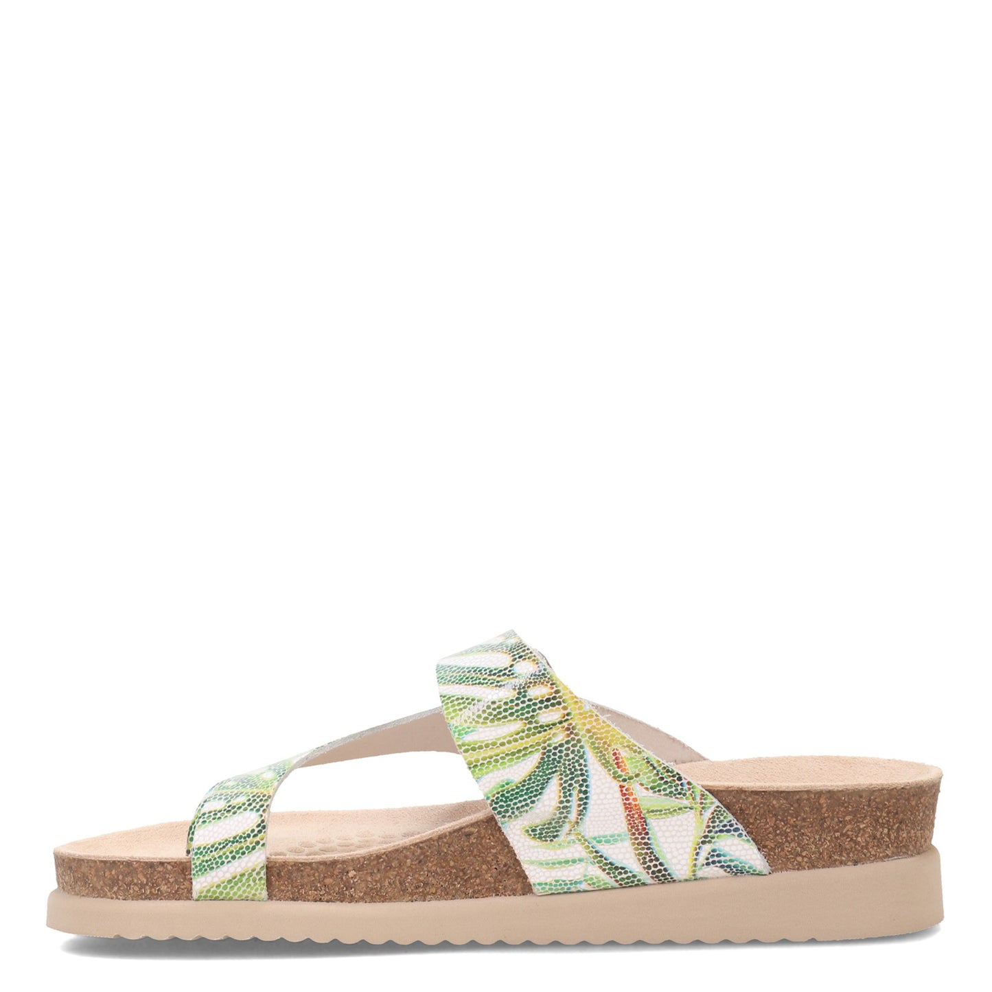 Peltz Shoes Women's Mephisto Helen Sandal GREEN MULTI HELEN-318