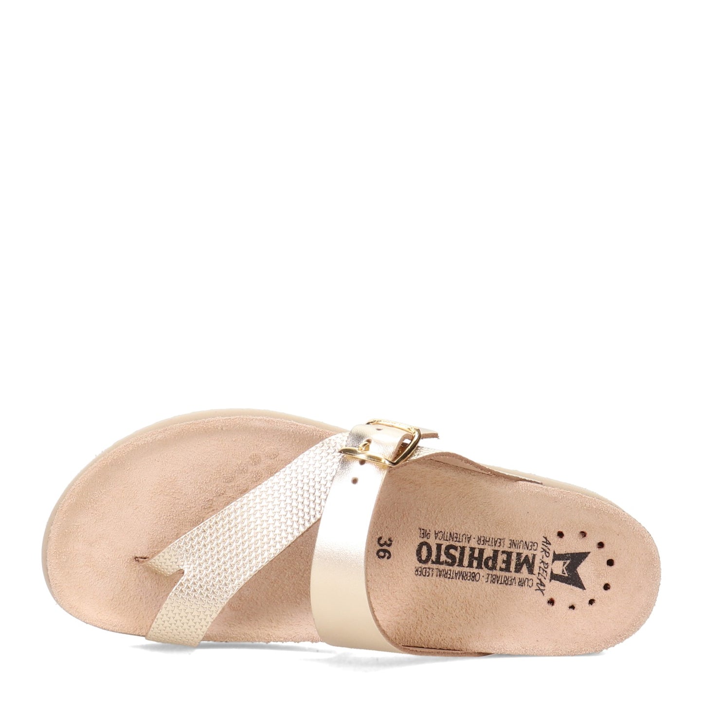 Peltz Shoes Women's Mephisto Helen Sandal GOLD MULTI HELENMIX-716
