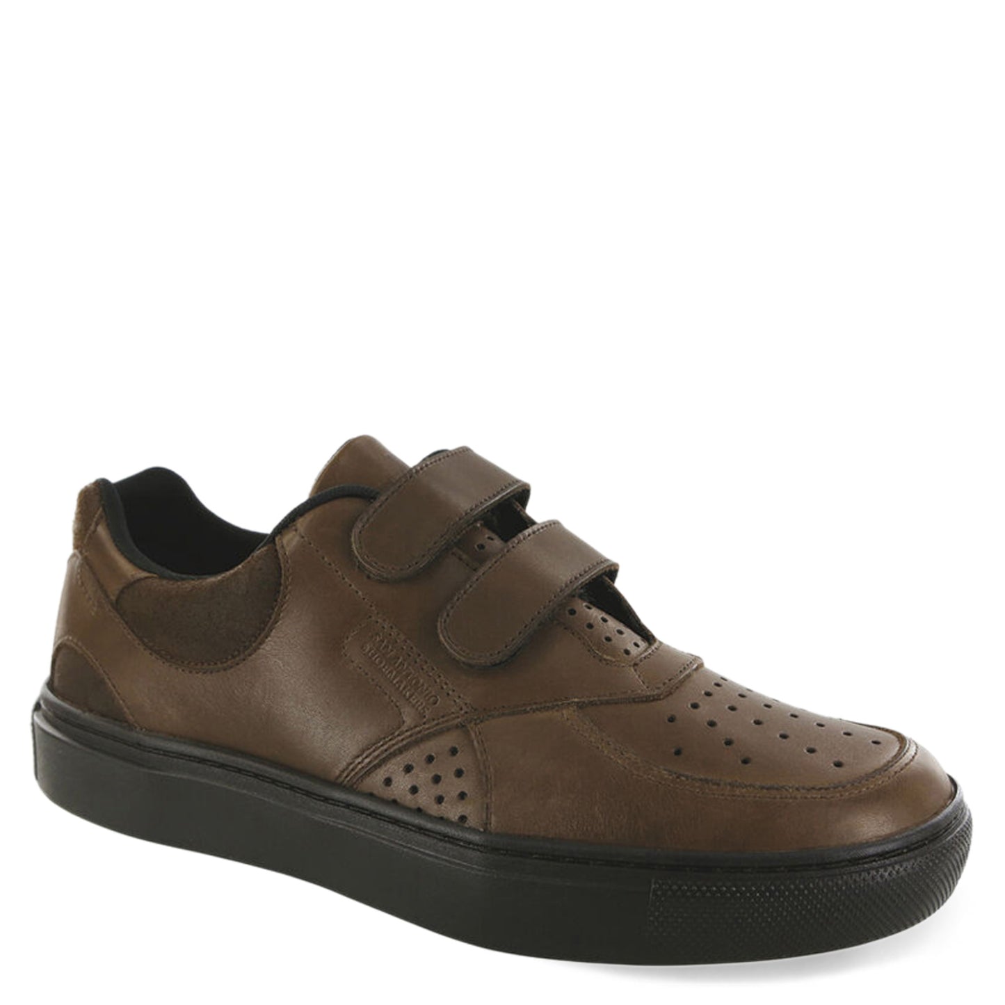 Peltz Shoes Men's SAS High Street Hook and Loop Sneaker MAHOGANY HIGH STREET V M