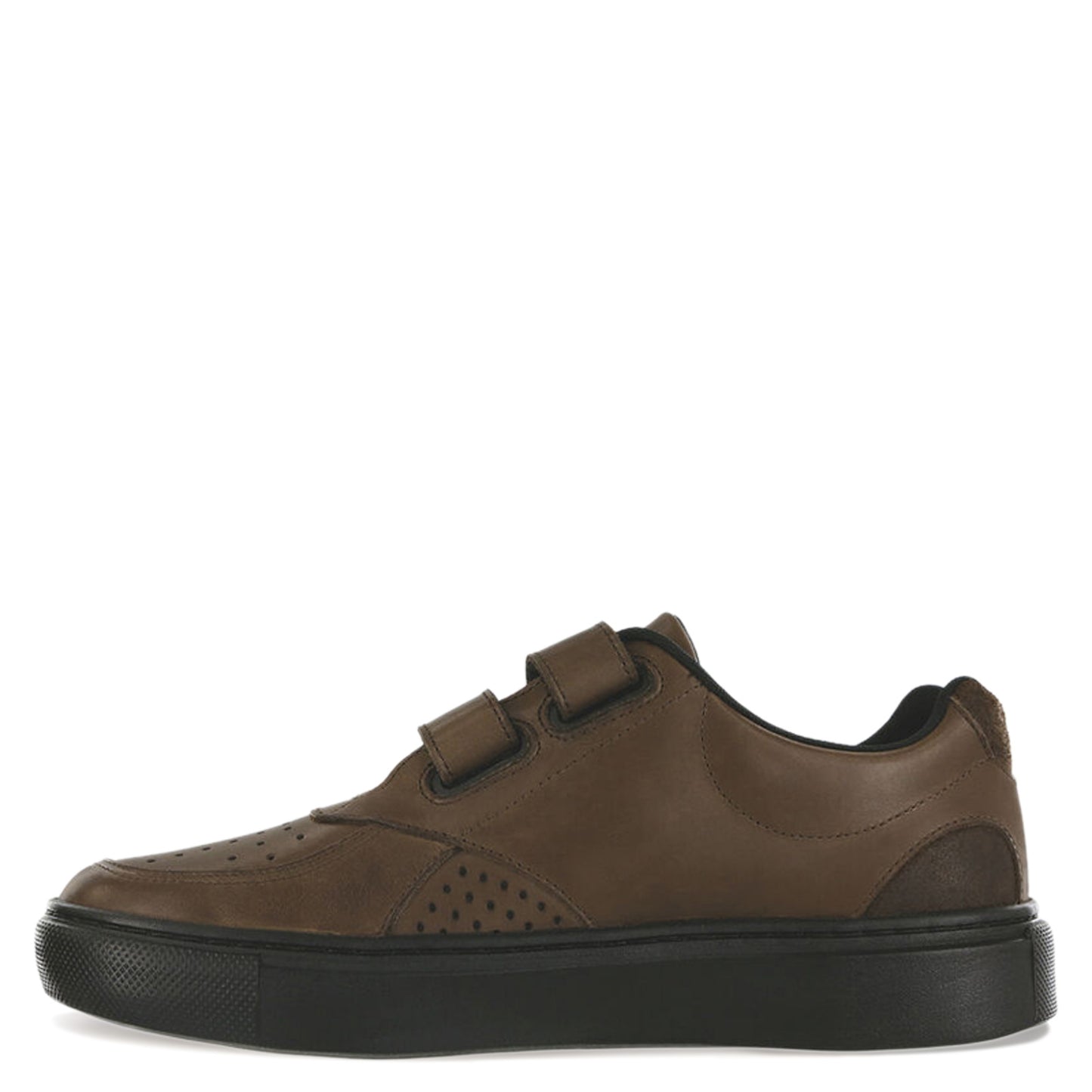 Peltz Shoes Men's SAS High Street Hook and Loop Sneaker MAHOGANY HIGH STREET V M