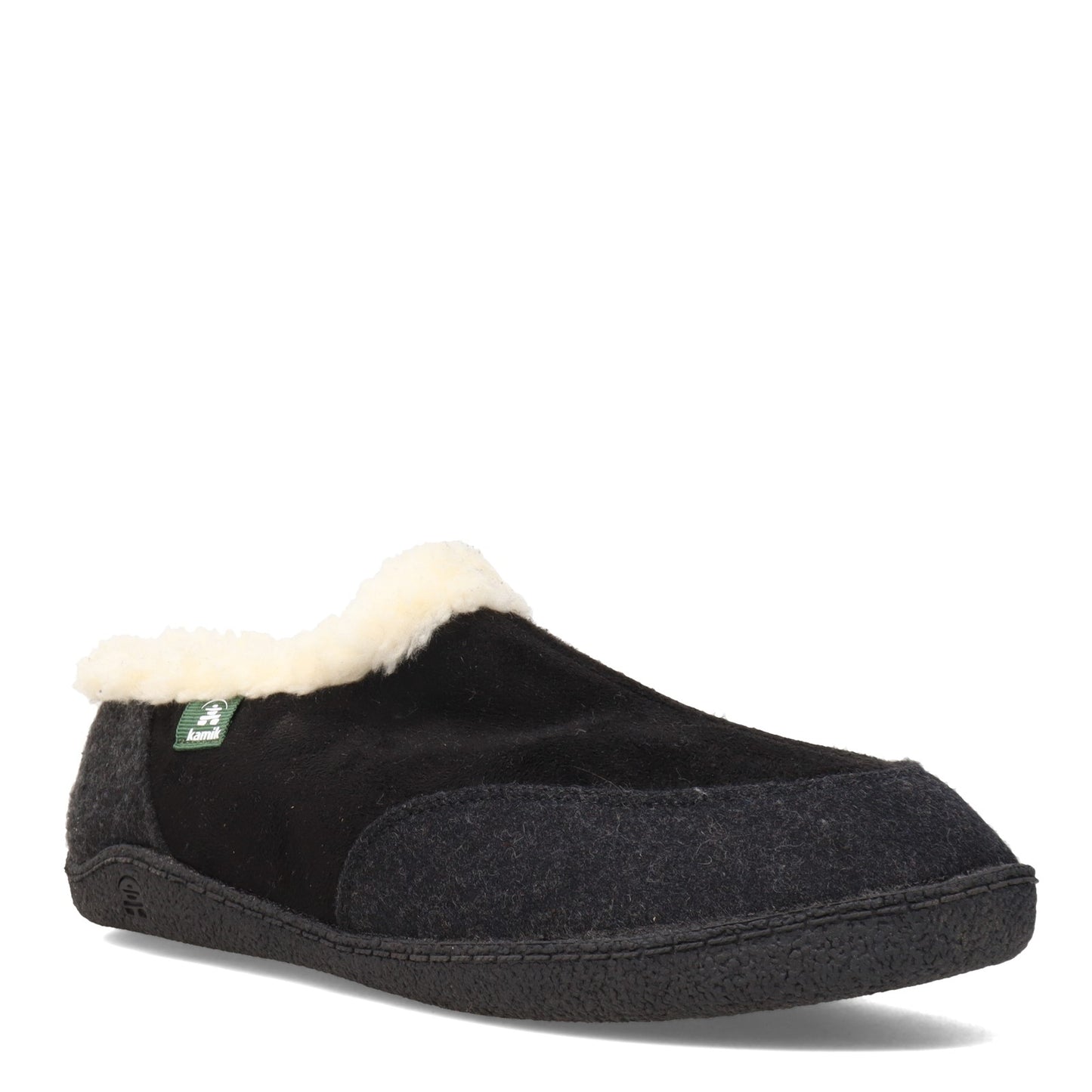 Peltz Shoes Men's Kamik Cabin Slipper BLACK HK0151-BLK