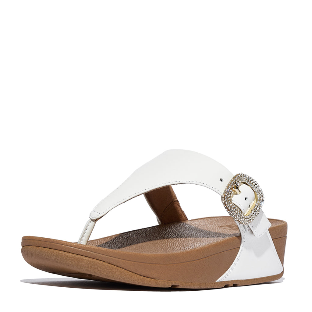 Women's FitFlop, Lulu Crystal Buckle Thong Sandal