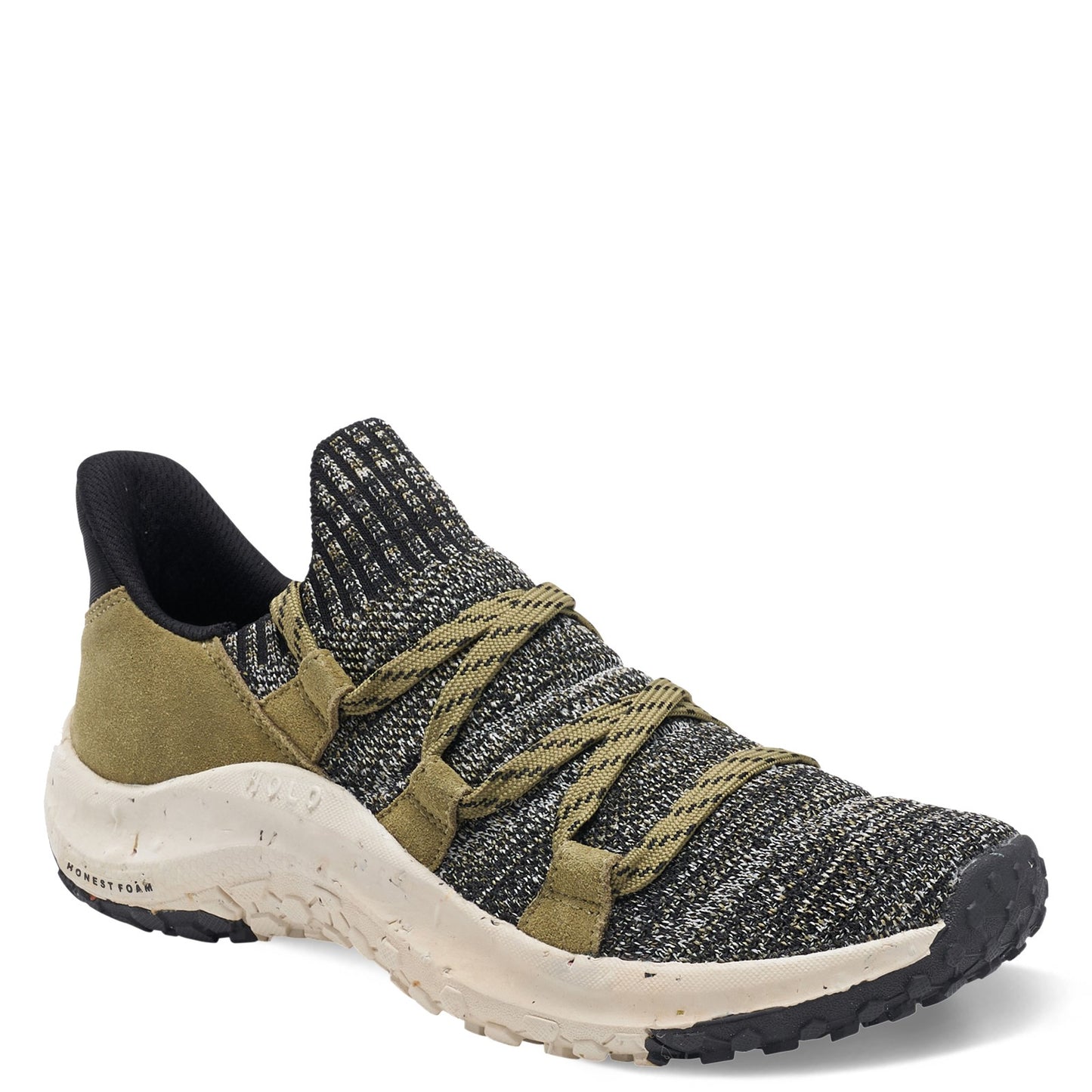 Peltz Shoes Women's Holo Maverick Sneaker GREEN HW123418