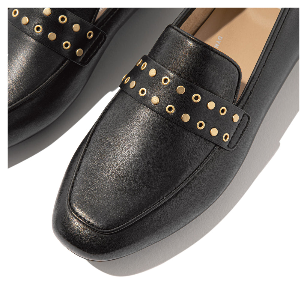 Women's FitFlop, Delicato Stud-and-Eyelet Loafer