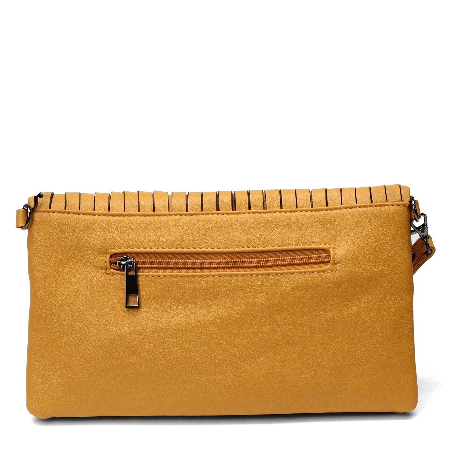 Peltz Shoes Women's Mellow World Handbags Rainbow Wristlet Mustard HB2840-MUSTARD