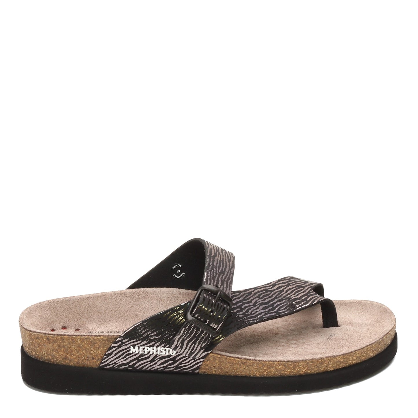 Peltz Shoes Women's Mephisto Helen Sandal TAN ZEBRA HELEN 17100