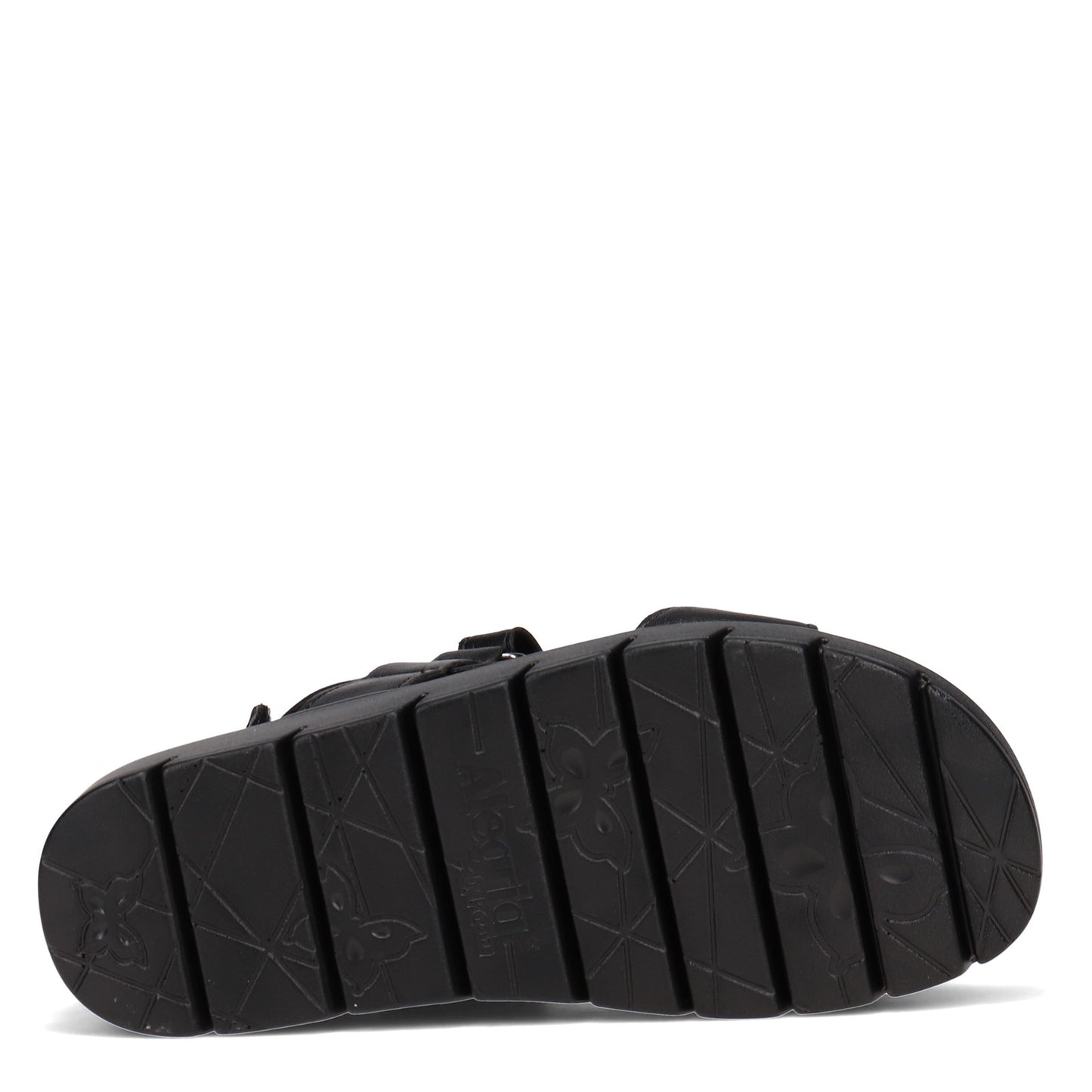 Peltz Shoes Women's Alegria Henna Sandal Black HEN-601