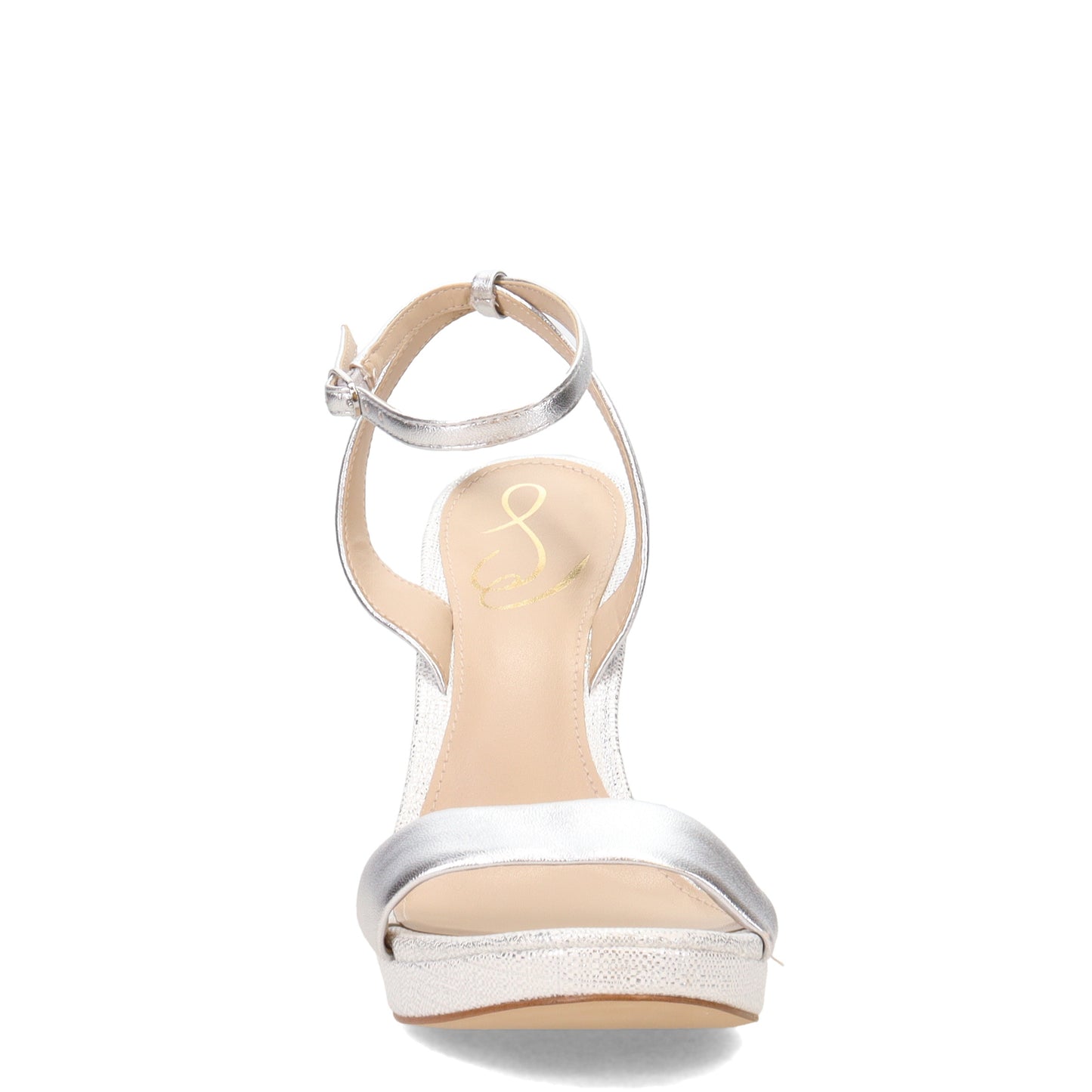 Peltz Shoes Women's Sam Edelman Jade Sandal SILVER I0175L1020