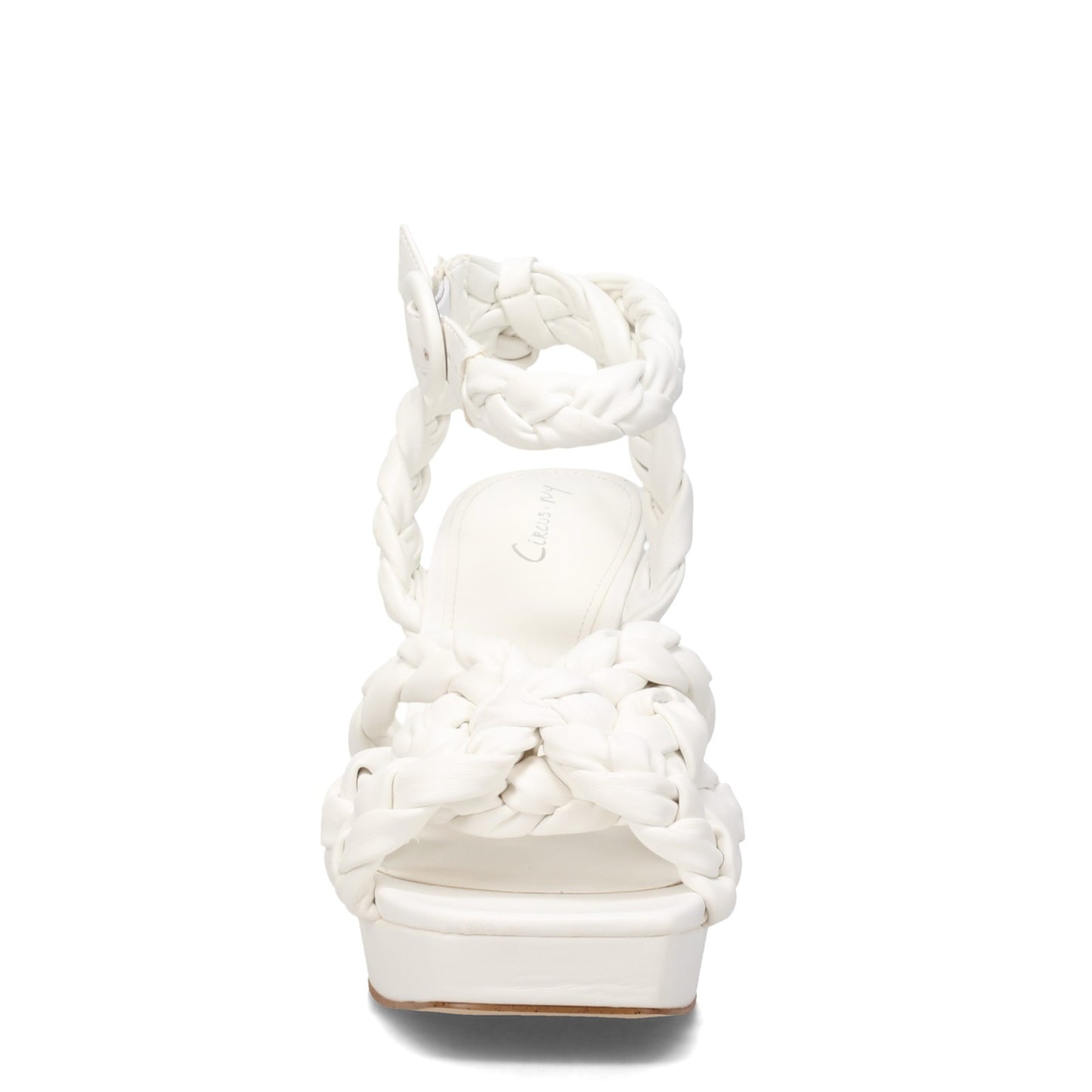 Peltz Shoes Women's Circus NY Mable Sandal WHITE I0218S1100