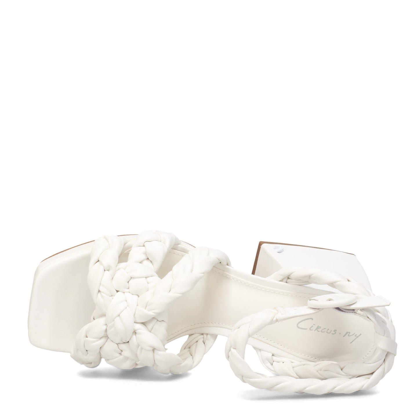 Peltz Shoes Women's Circus NY Mable Sandal WHITE I0218S1100