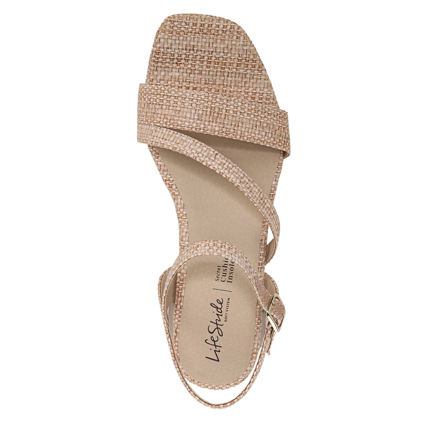 Peltz Shoes Women's LifeStride Julep Sandal NATURAL I0372S3250