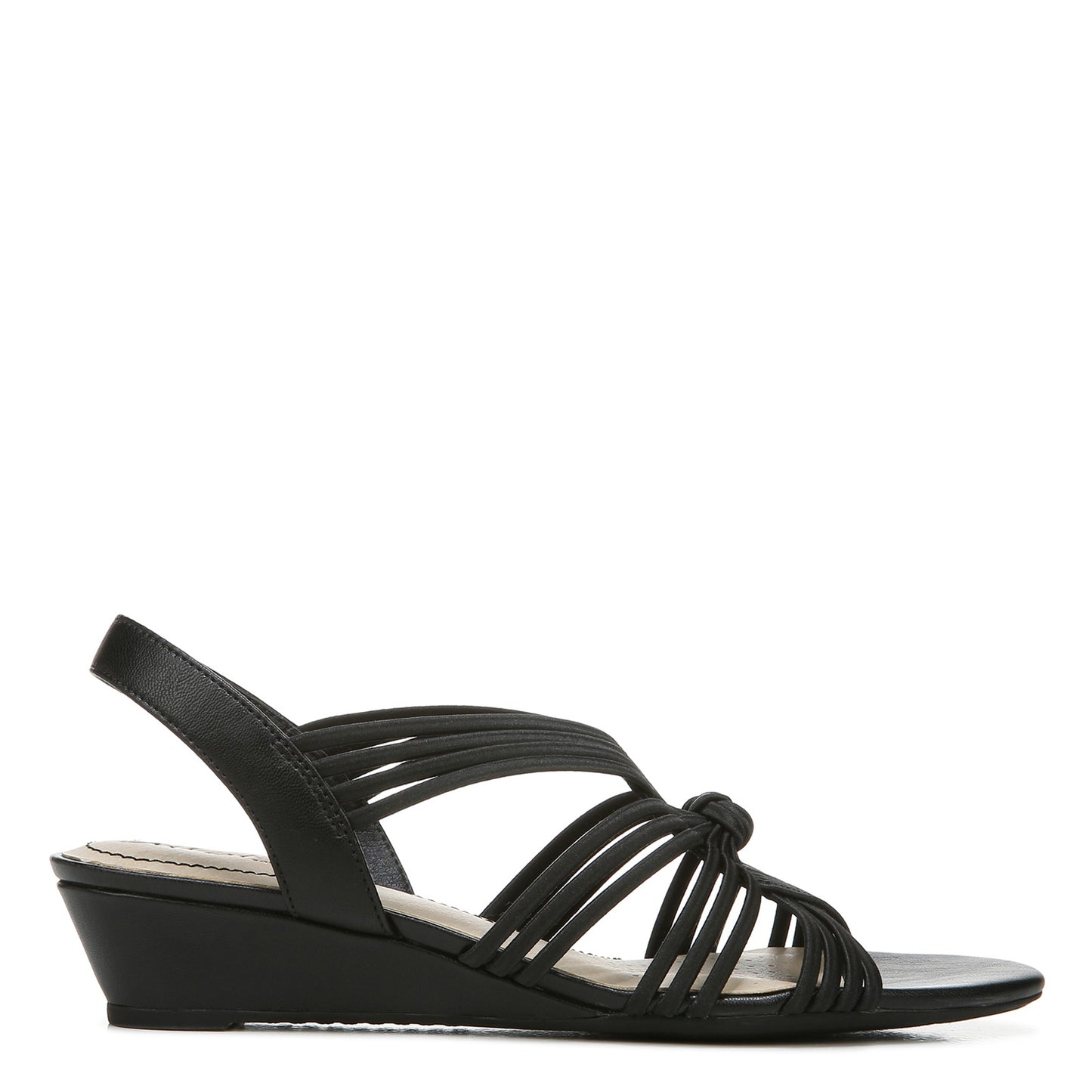 Peltz Shoes Women's LifeStride Yvette Sandal Black I0604S1001