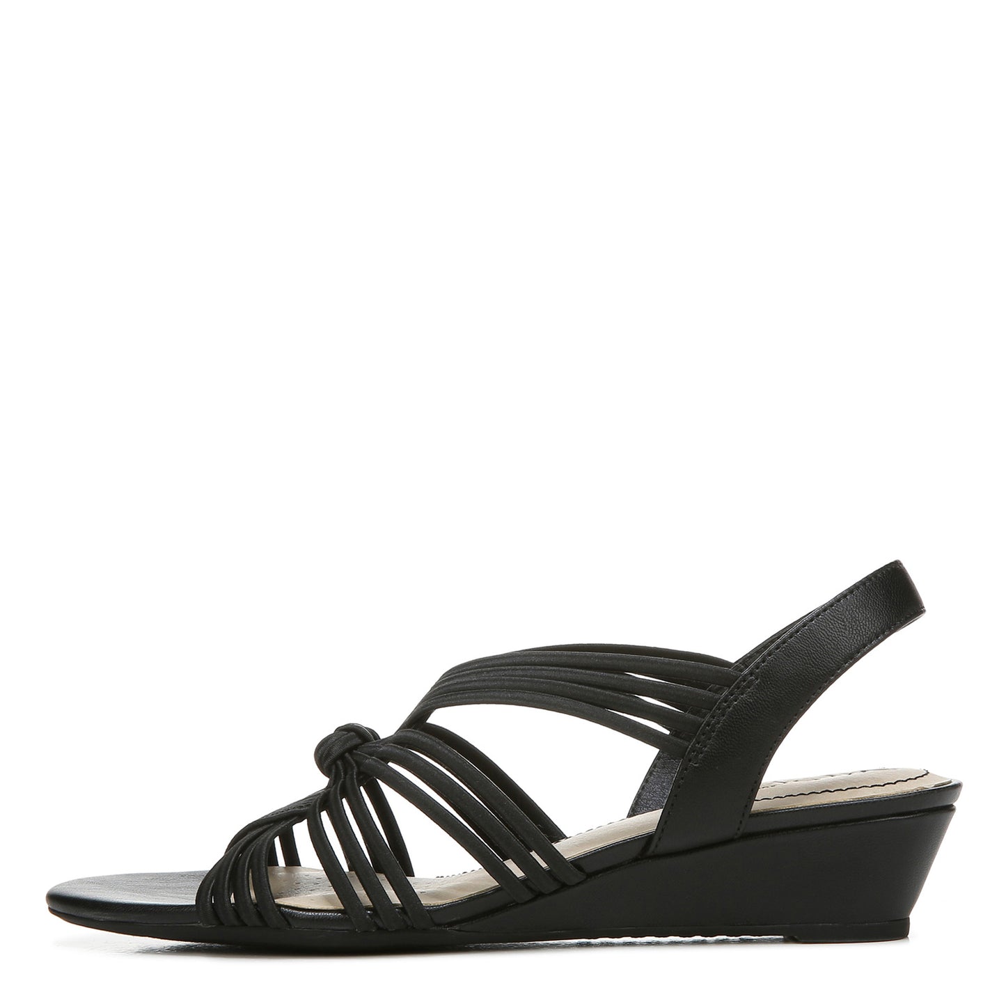 Peltz Shoes Women's LifeStride Yvette Sandal Black I0604S1001