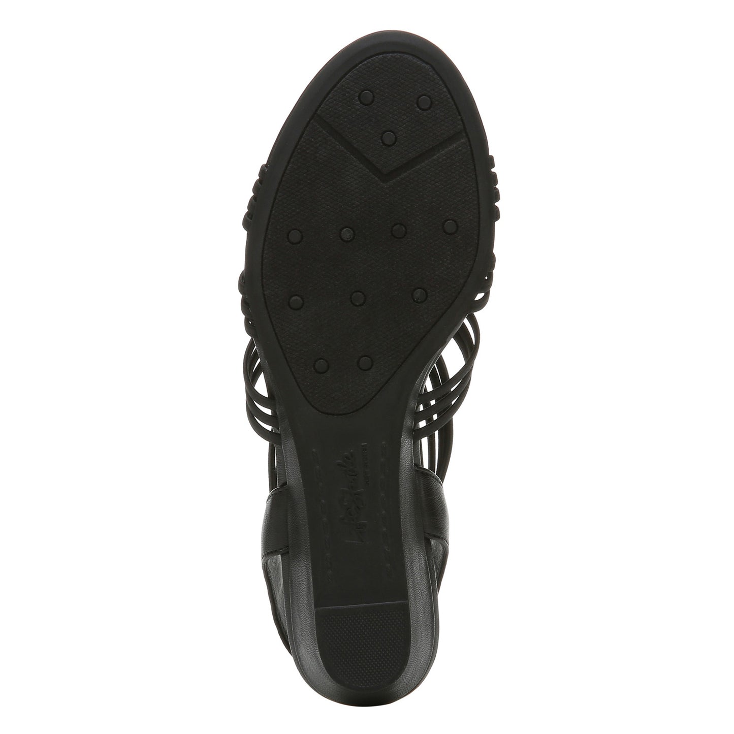 Peltz Shoes Women's LifeStride Yvette Sandal Black I0604S1001