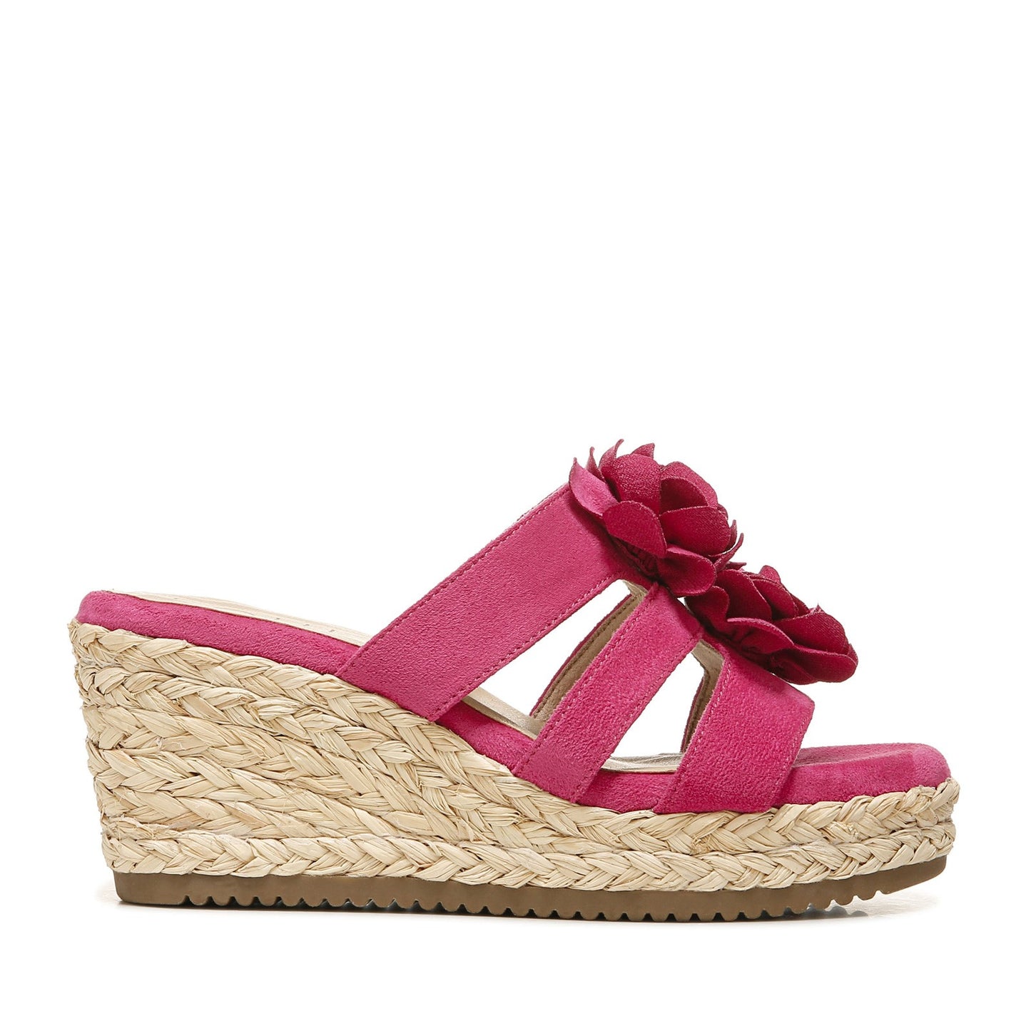 Peltz Shoes Women's SOUL Naturalizer Oodles Flower Sandal FUSCHIA I0783F0650