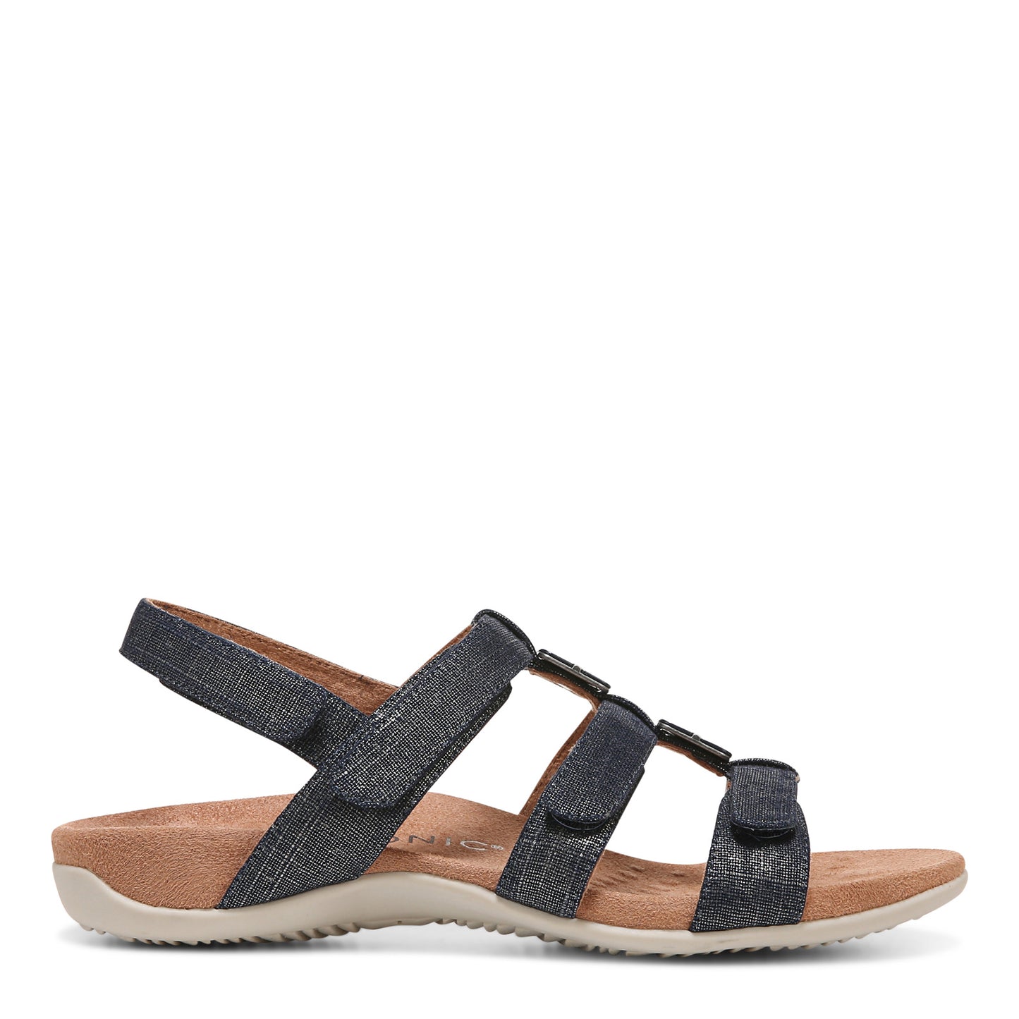 Peltz Shoes Women's Vionic Amber Sandal NAVY I0924F1400