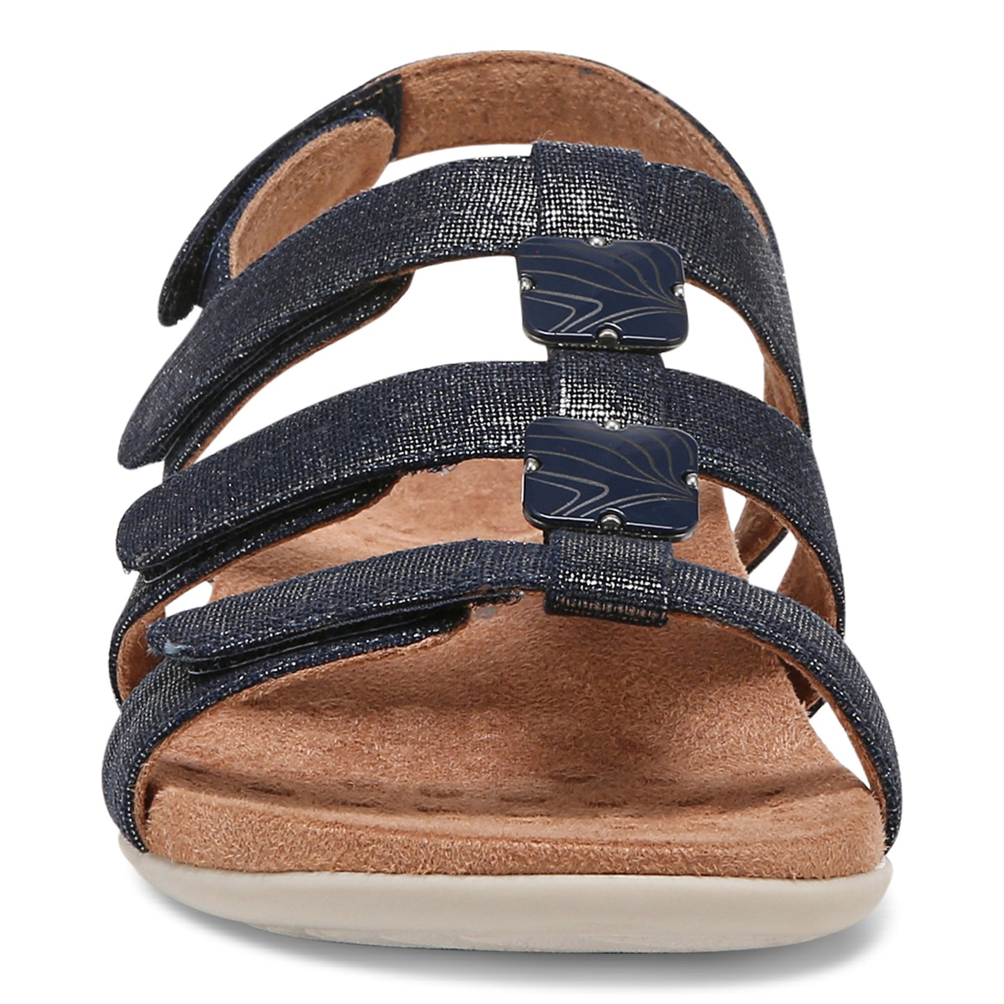 Peltz Shoes Women's Vionic Amber Sandal NAVY I0924F1400