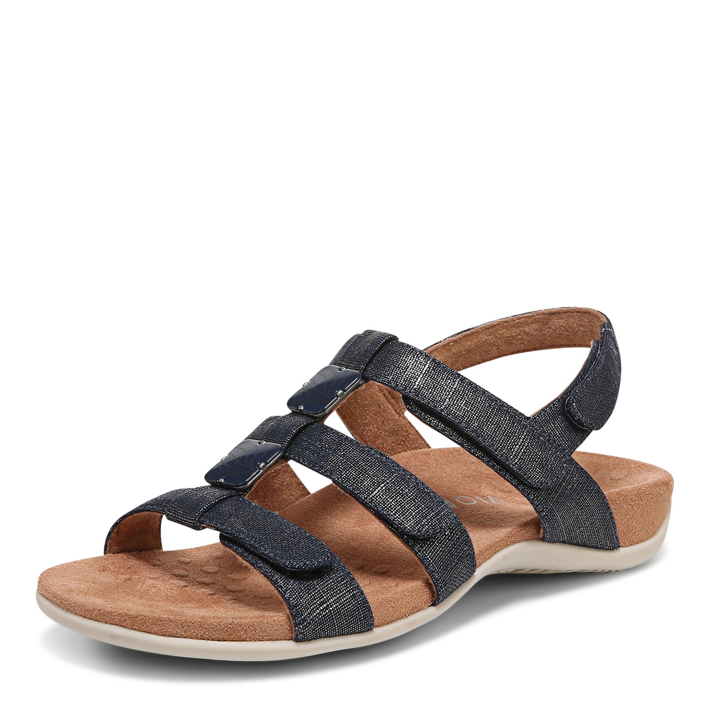 Peltz Shoes Women's Vionic Amber Sandal NAVY I0924F1400