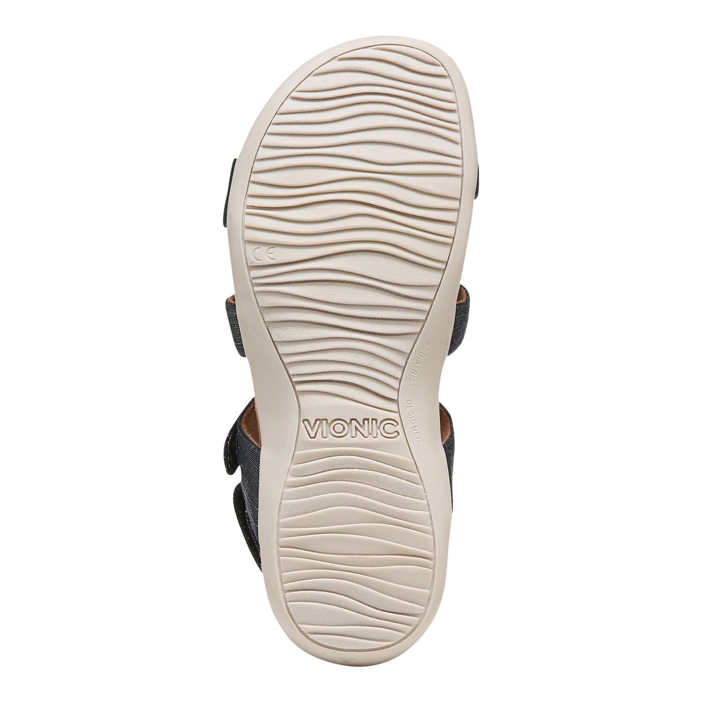 Peltz Shoes Women's Vionic Amber Sandal NAVY I0924F1400