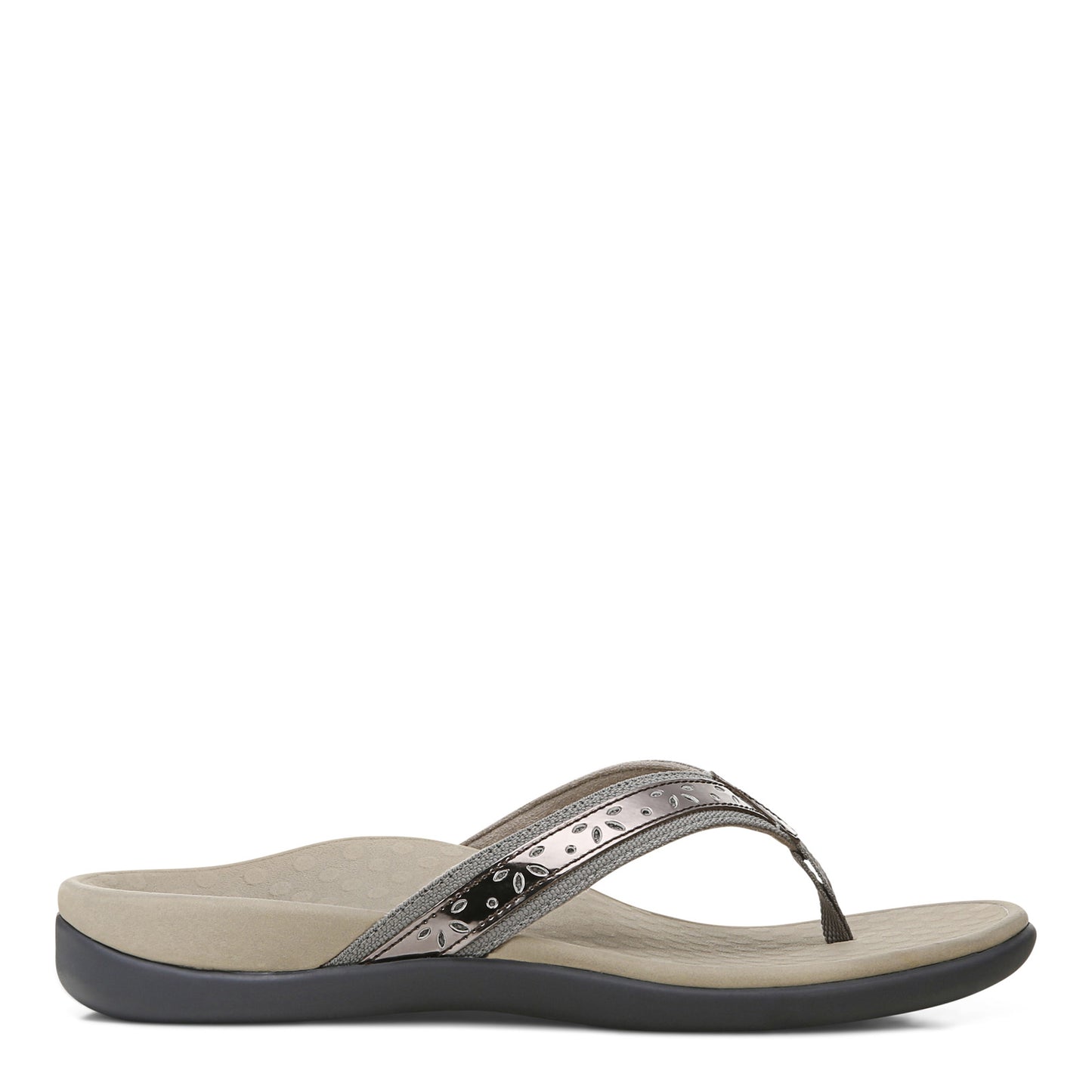 Peltz Shoes Women's Vionic Casandra Sandal PEWTER I0927S1020