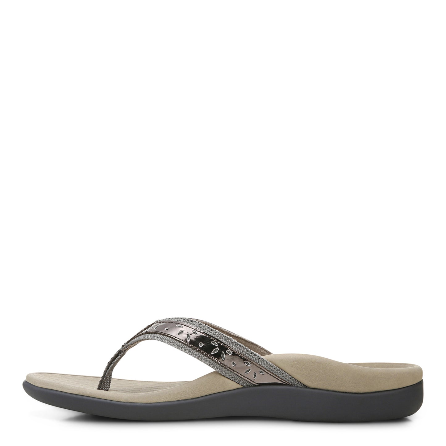 Peltz Shoes Women's Vionic Casandra Sandal PEWTER I0927S1020
