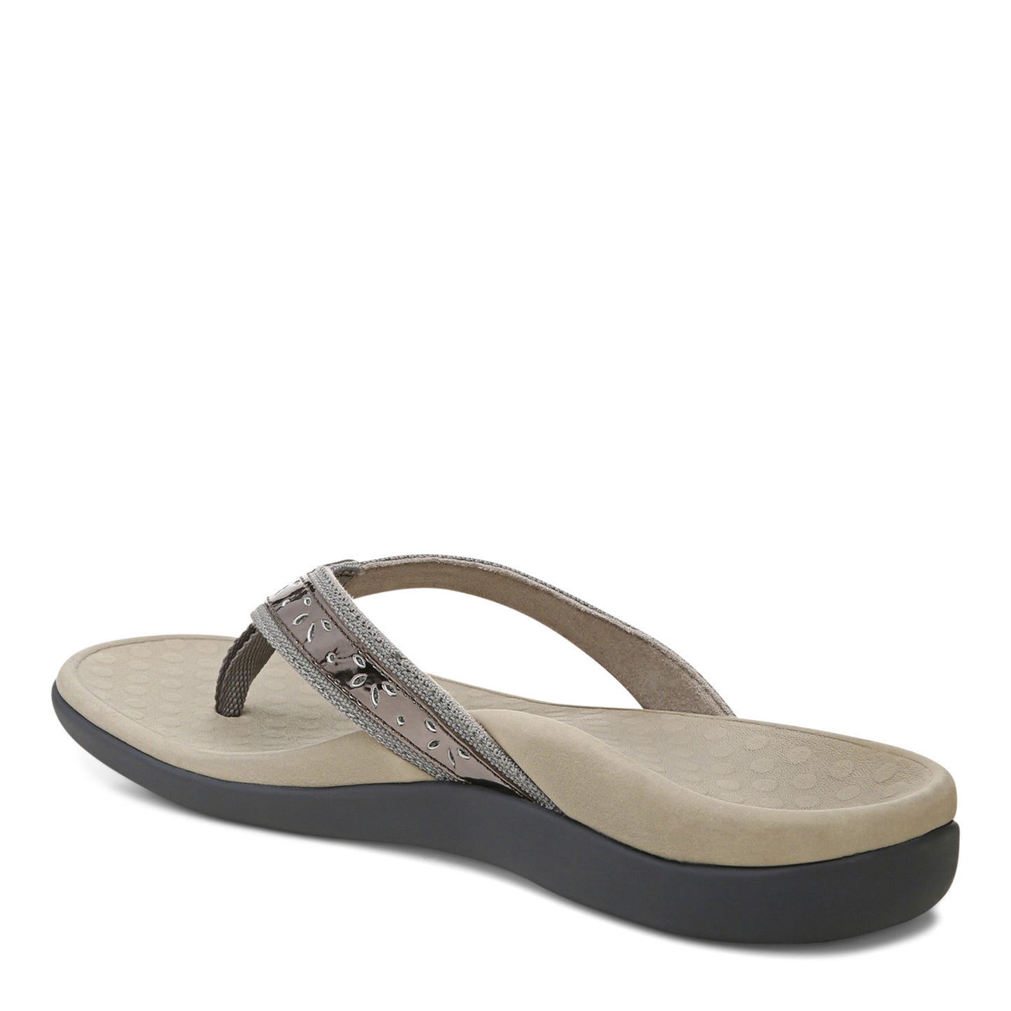 Peltz Shoes Women's Vionic Casandra Sandal PEWTER I0927S1020