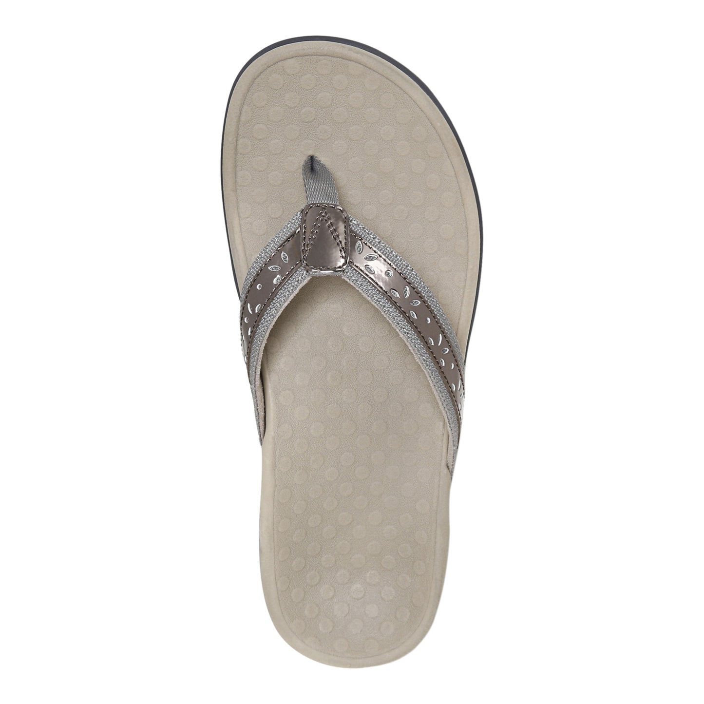 Peltz Shoes Women's Vionic Casandra Sandal PEWTER I0927S1020