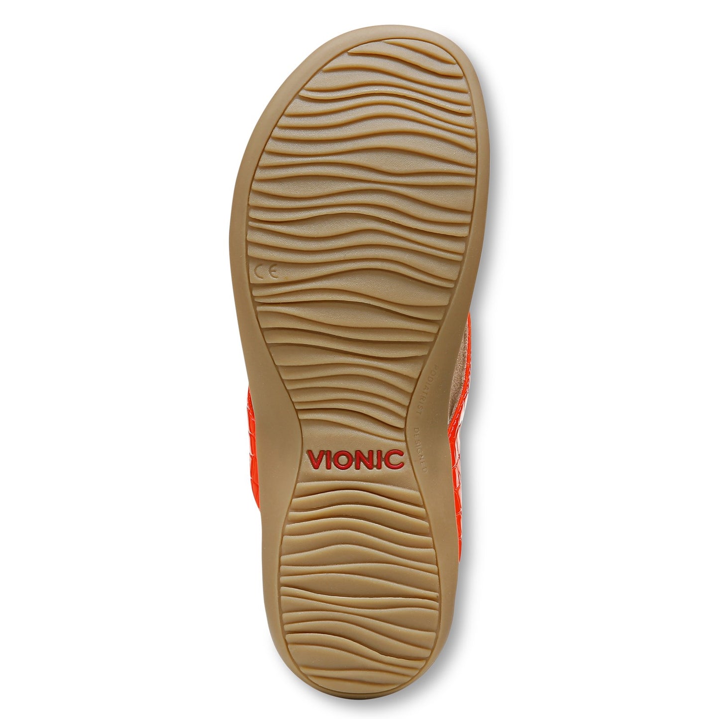 Peltz Shoes Women's Vionic Bella II Sandal FIESTA ORANGE I0929S1600