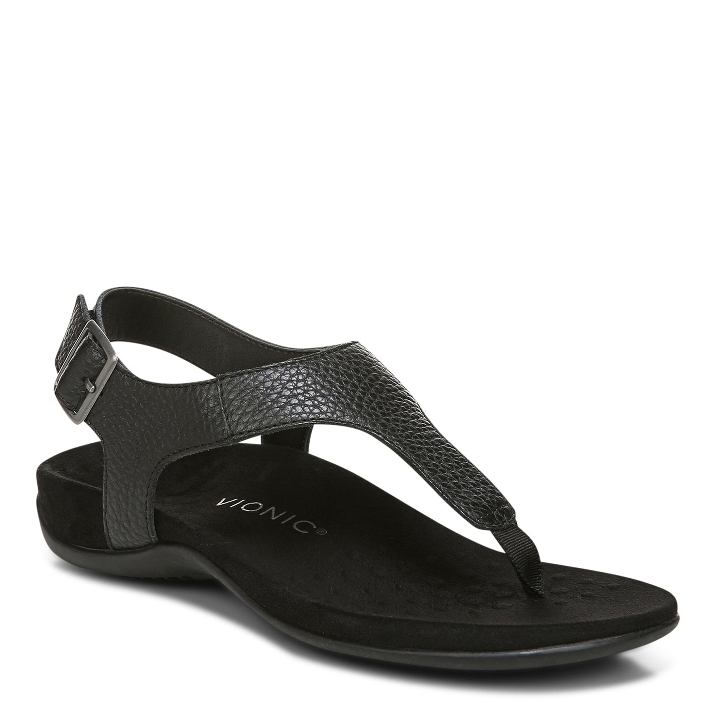 Peltz Shoes Women's Vionic Terra Sandal BLACK I0954L1001