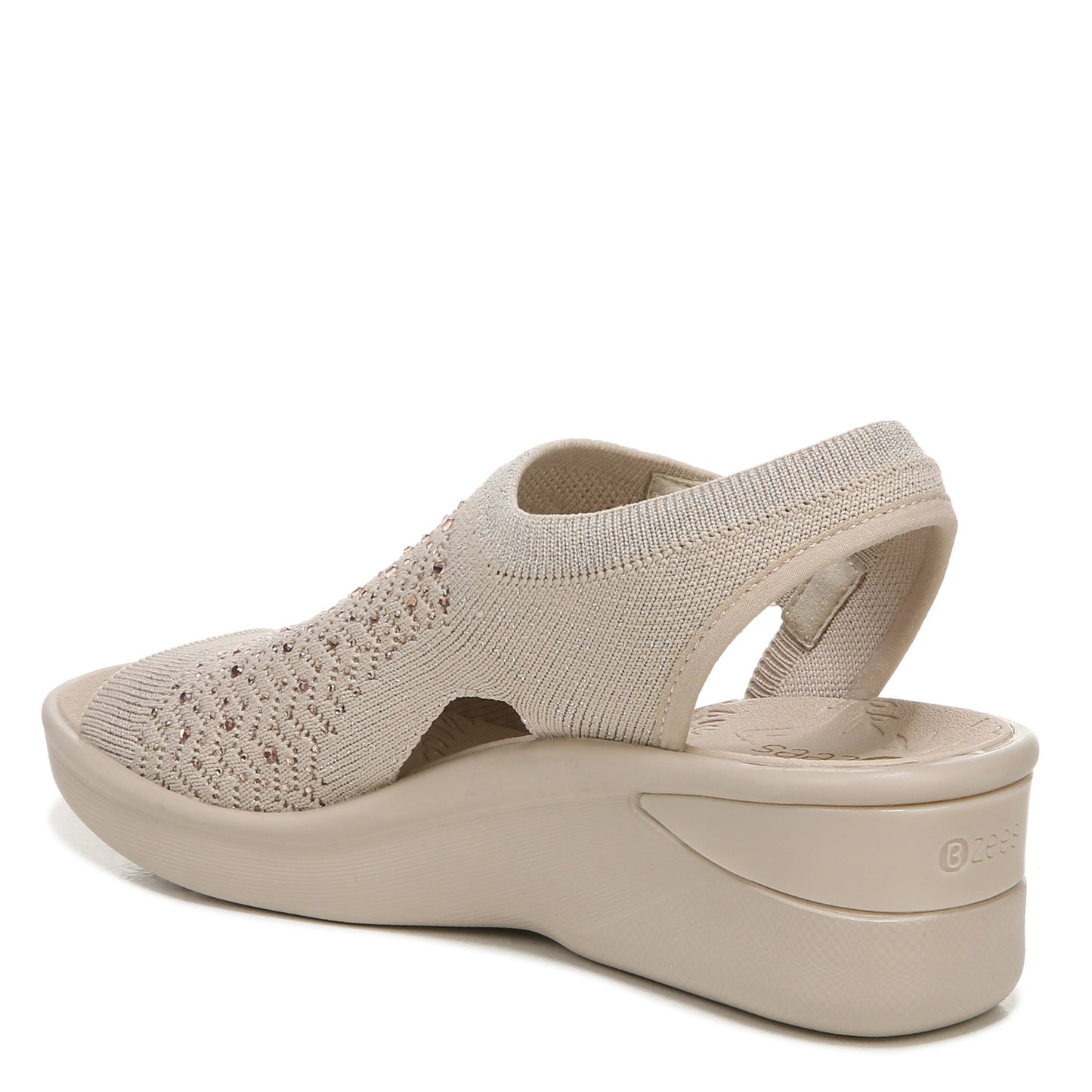 Peltz Shoes Women's BZees Star Bright Sandal CHAMPAGNE I1553F1250