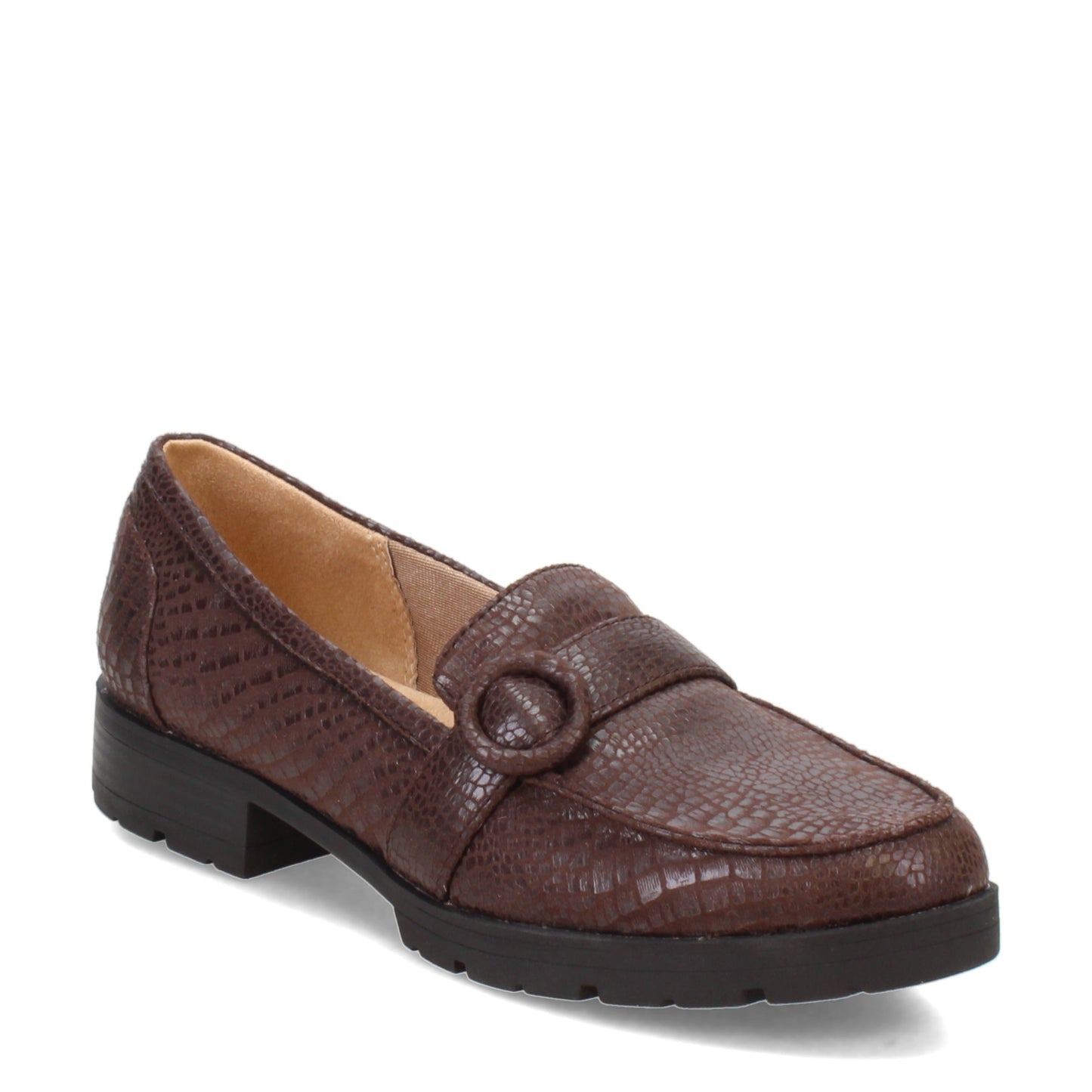 Peltz Shoes Women's LifeStride Lolly Loafer CHOCOLATE I1931F3201