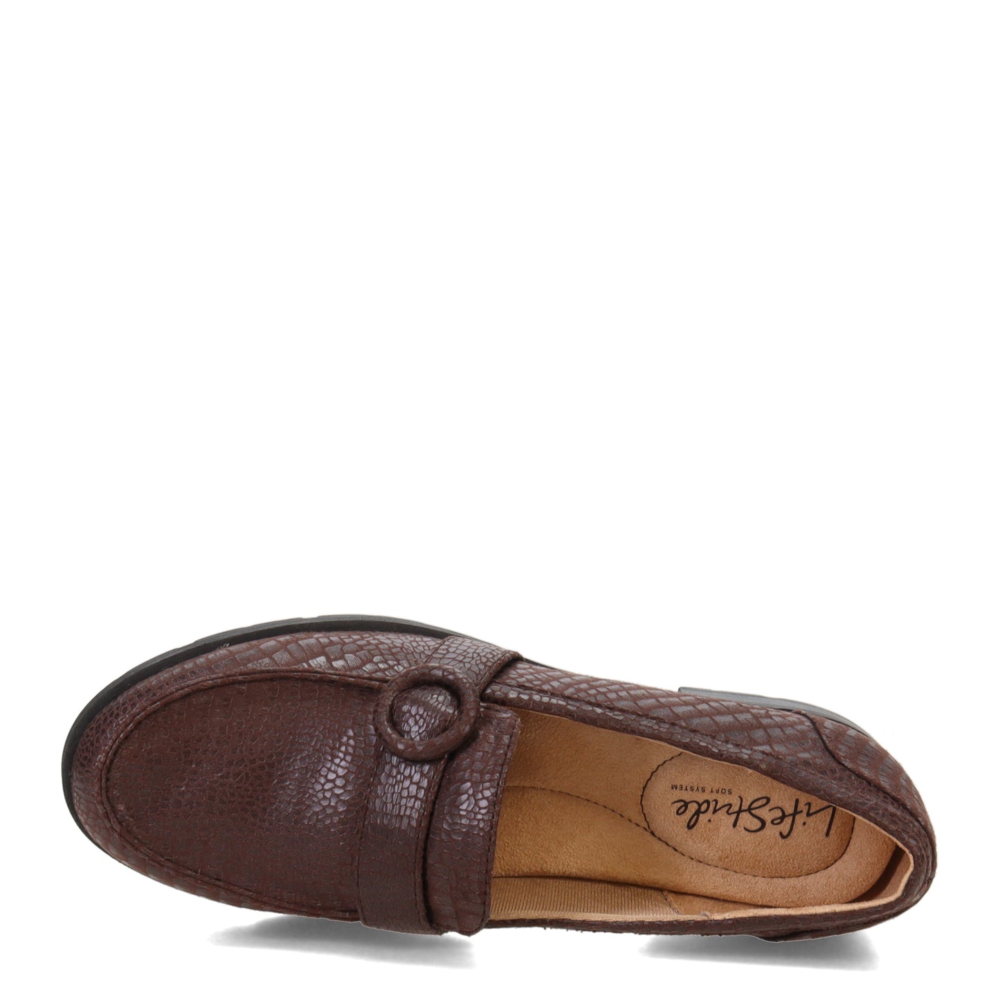 Peltz Shoes Women's LifeStride Lolly Loafer CHOCOLATE I1931F3201