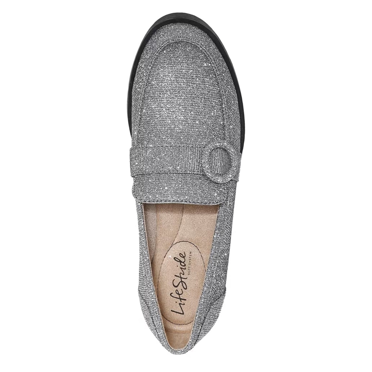 Peltz Shoes Women's LifeStride Lolly Loafer PEWTER I1931F5022