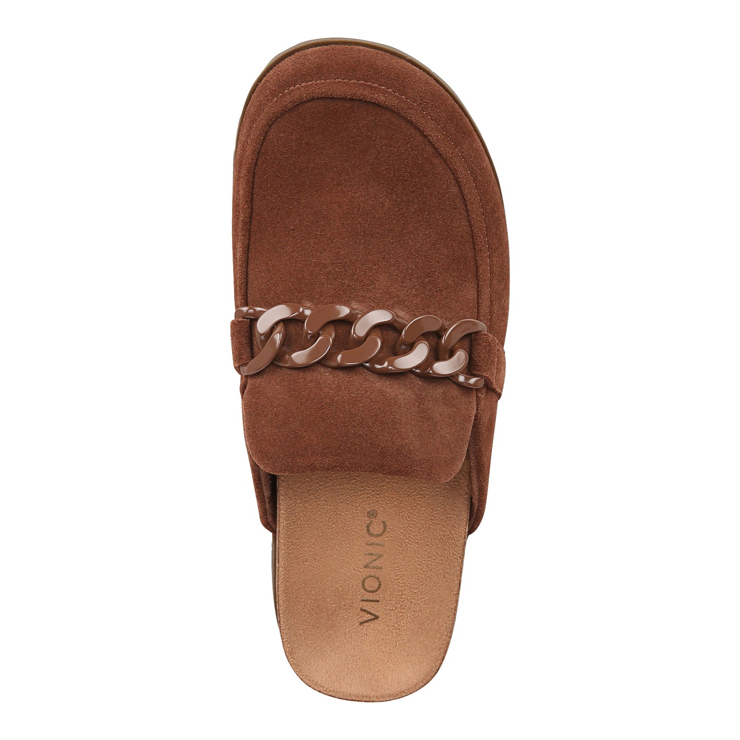 Peltz Shoes Women's Vionic Georgie Clog BROWN I2011L4202