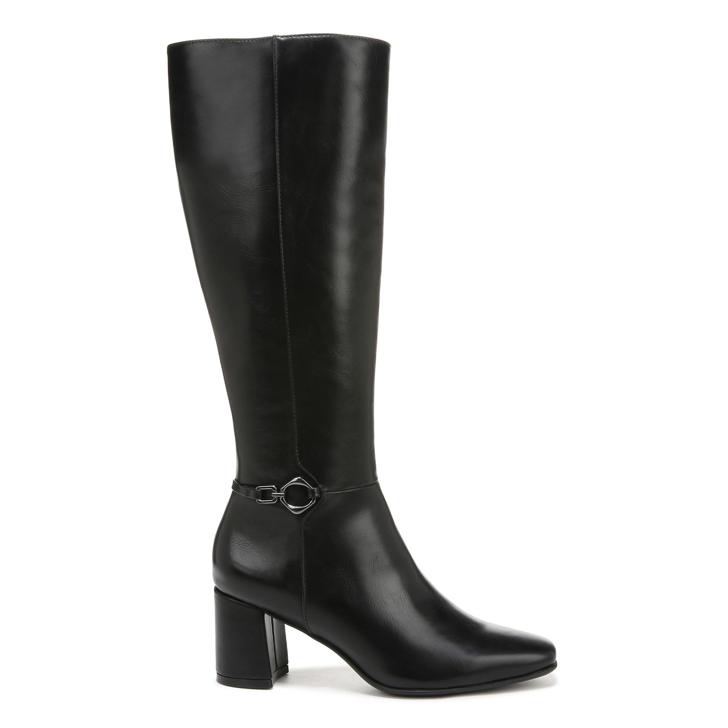 Peltz Shoes Women's Naturalizer Waylon Boot - Wide Calf BLACK I2208S3002