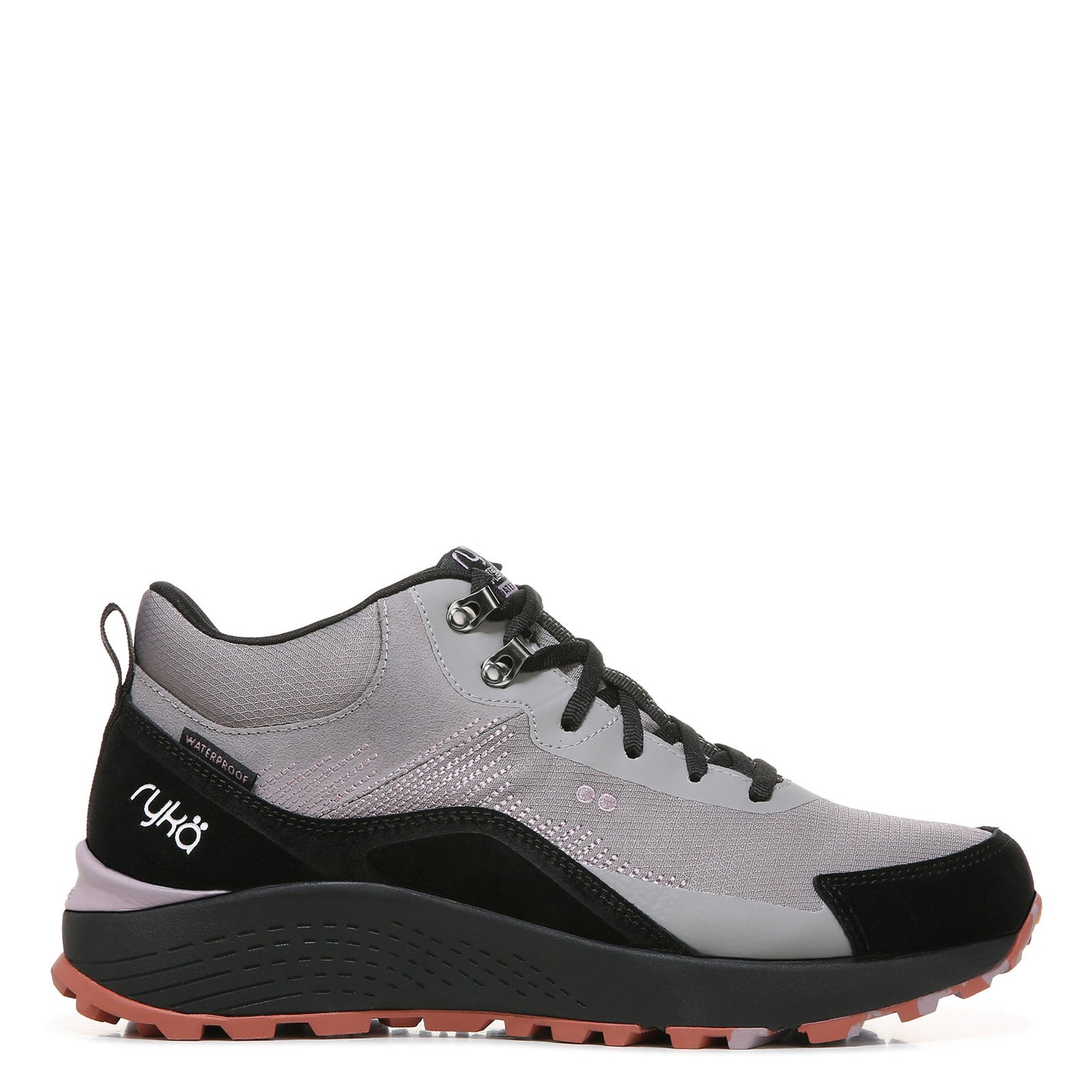 Peltz Shoes Women's Ryka Kenai Mid Hiking Shoe GREY I2217L1020