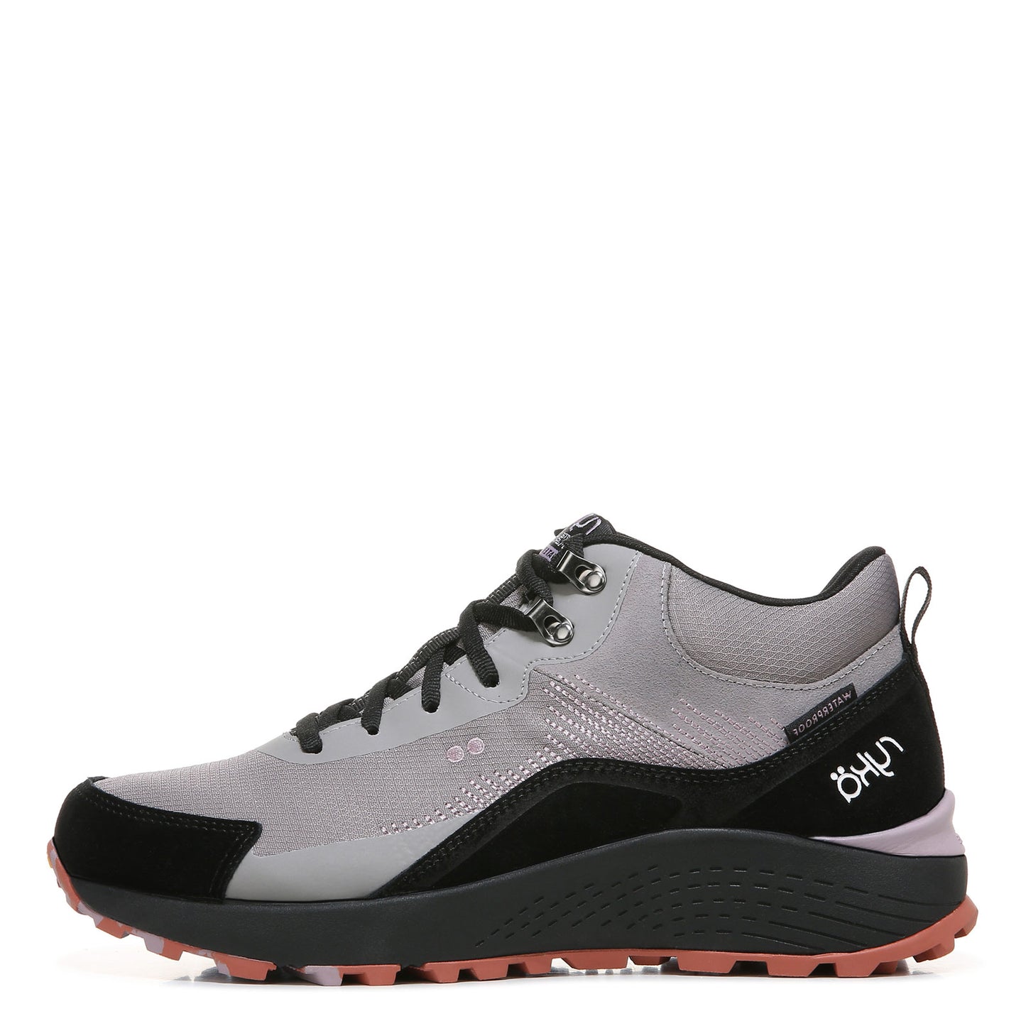 Peltz Shoes Women's Ryka Kenai Mid Hiking Shoe GREY I2217L1020