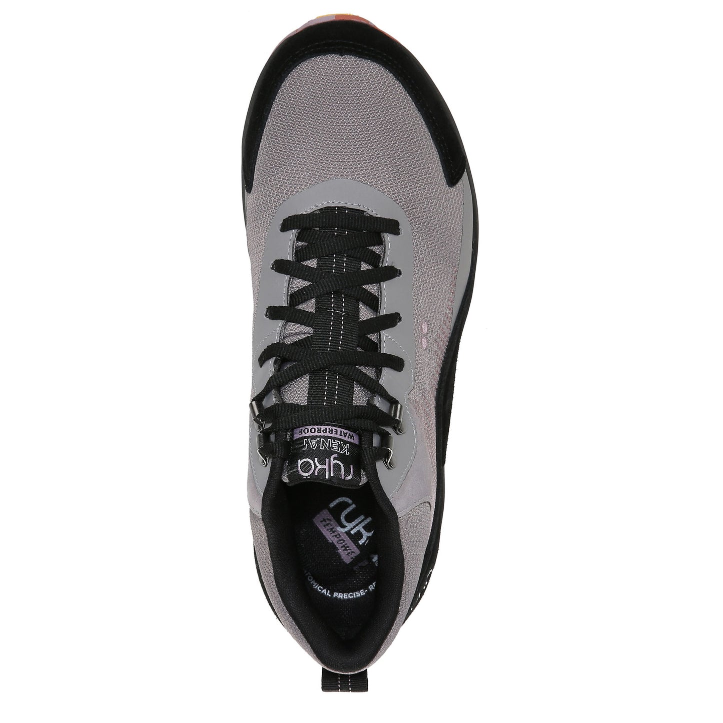 Peltz Shoes Women's Ryka Kenai Mid Hiking Shoe GREY I2217L1020