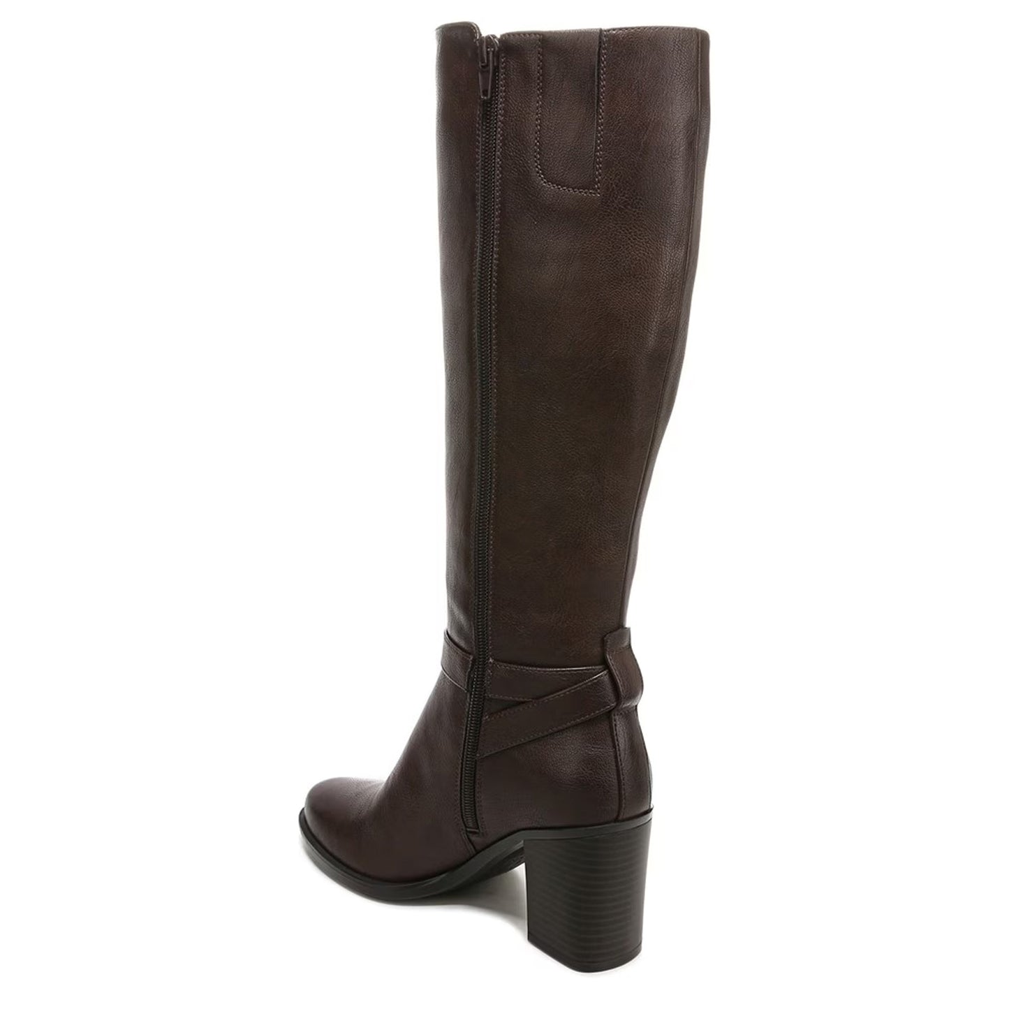 Peltz Shoes Women's Naturalizer Joslynn Boot DARK BROWN I2218S4202