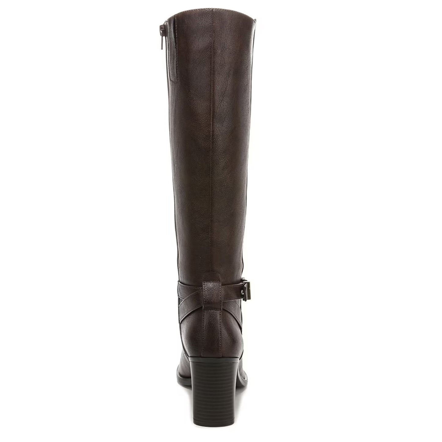 Peltz Shoes Women's Naturalizer Joslynn Boot DARK BROWN I2218S4202