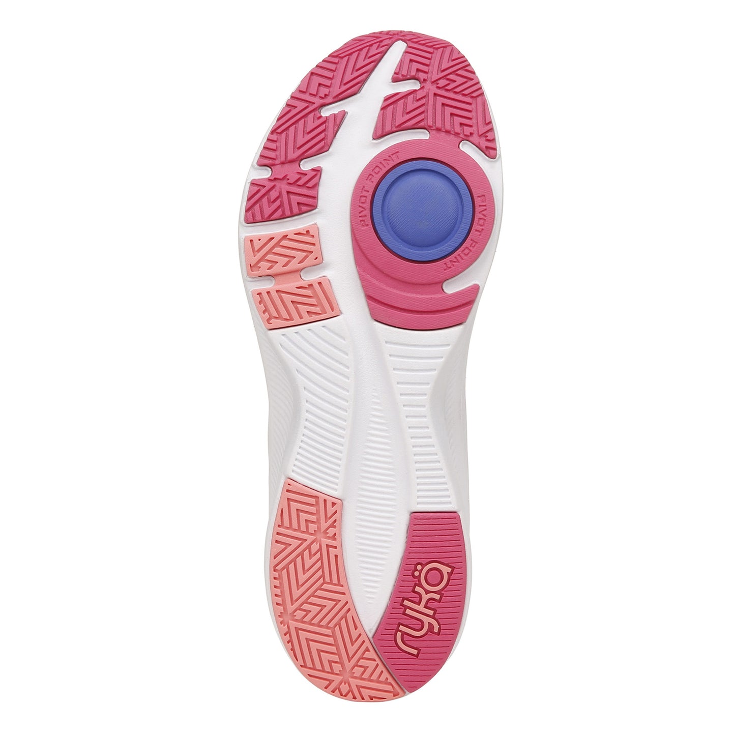 Peltz Shoes Women's Ryka Never Quit Training Shoe Blue/Pink I2222M2401