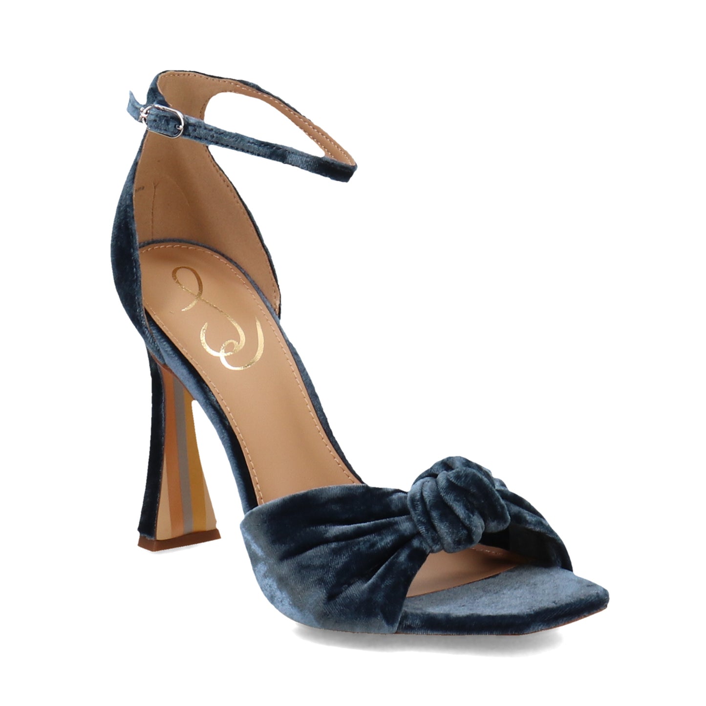 Peltz Shoes Women's Sam Edelman Lucia Sandal SAPPHIRE I2703F2020
