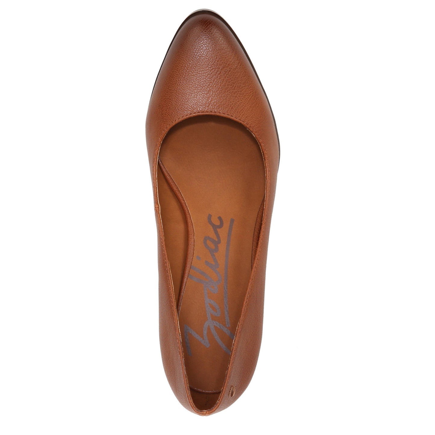 Peltz Shoes Women's Zodiac Gloria Pump COGNAC FAUX LEATHER I3408S2203