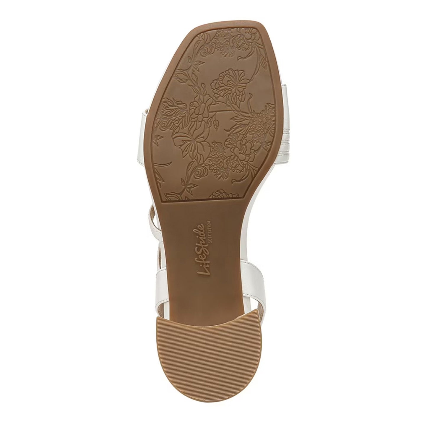 Peltz Shoes Women's LifeStride Joy 2 Sandal OFF WHITE MULTI I3498S2100