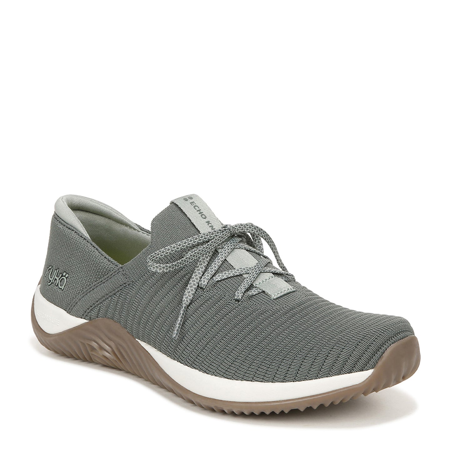 Peltz Shoes Women's Ryka Echo Knit Fit Sneaker GREEN I3929F1301