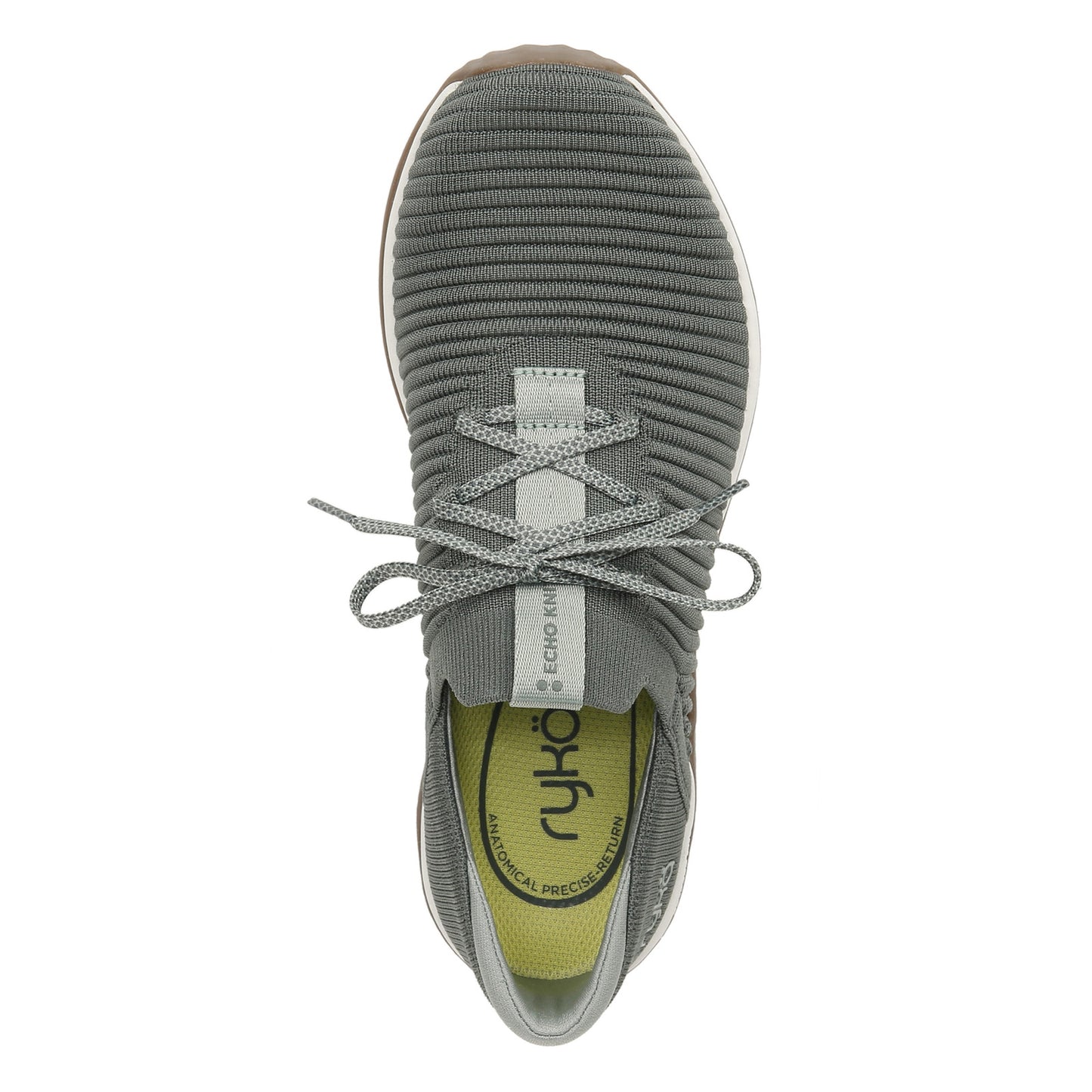 Peltz Shoes Women's Ryka Echo Knit Fit Sneaker GREEN I3929F1301