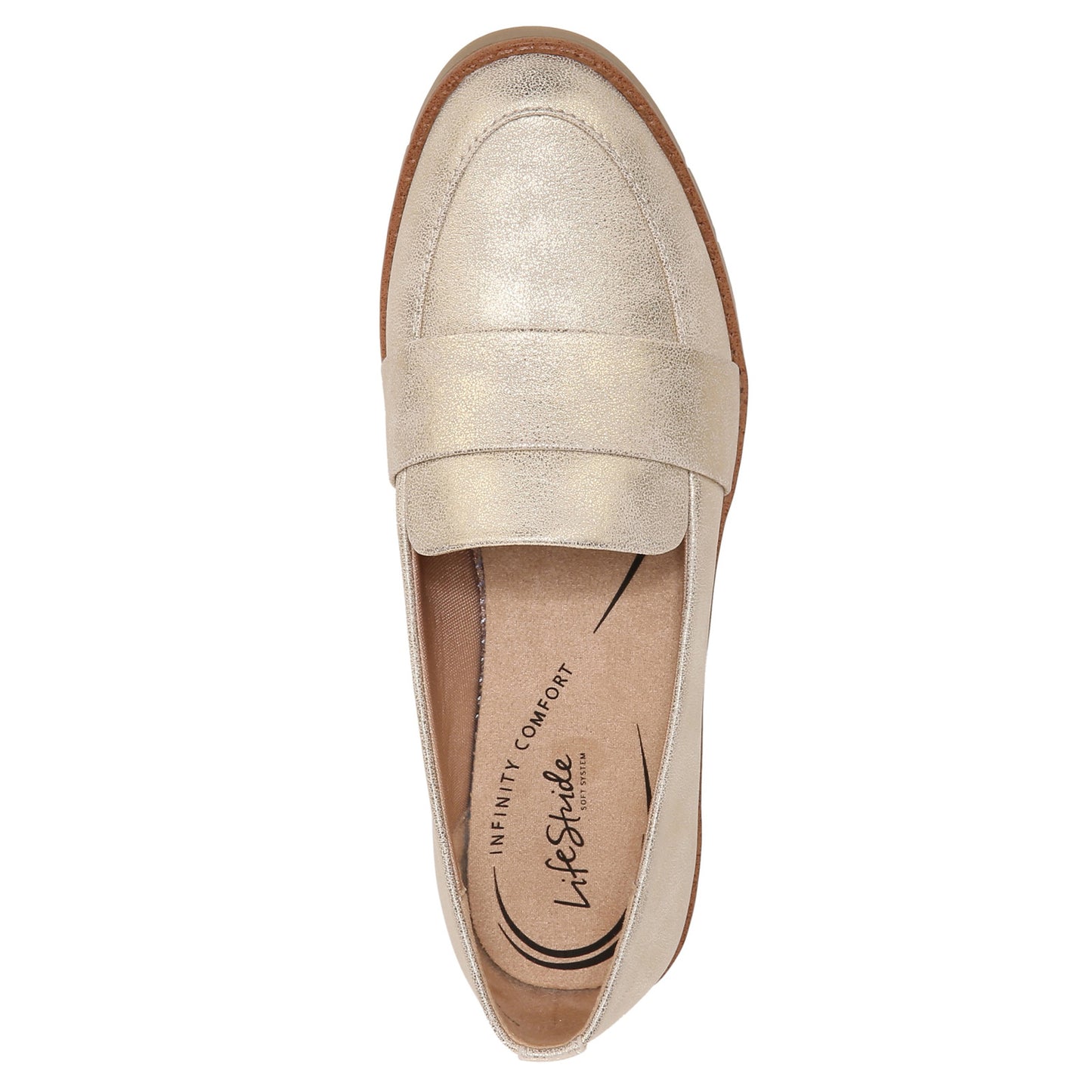 Peltz Shoes Women's LifeStride Ollie Slip-On GOLD I4287S1100