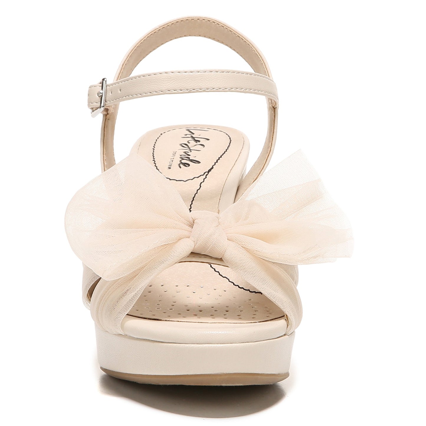 Peltz Shoes Women's LifeStride Last Dance Sandal BEIGE I4307F1250