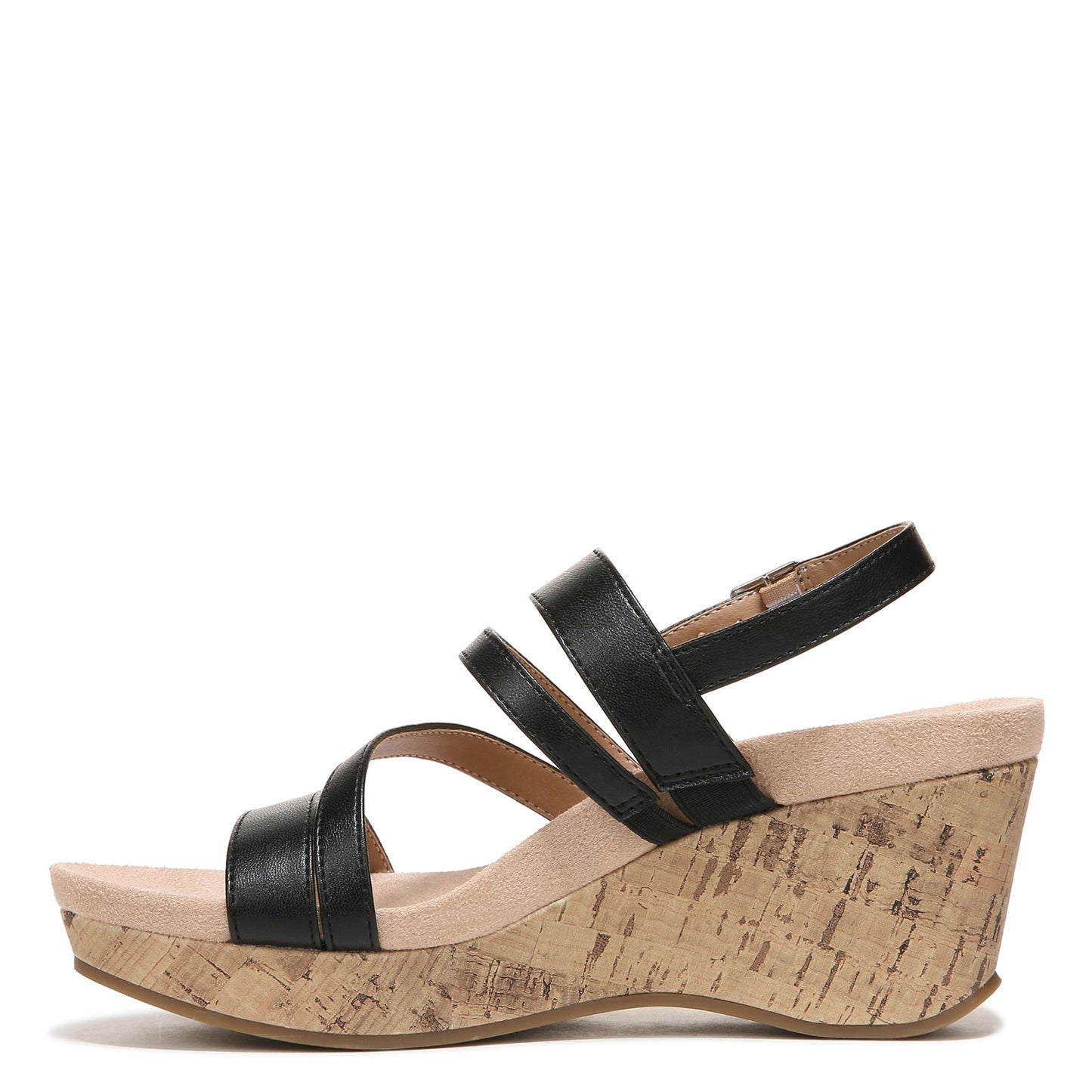 Peltz Shoes Women's LifeStride Discover Sandal BLACK I4336F1001